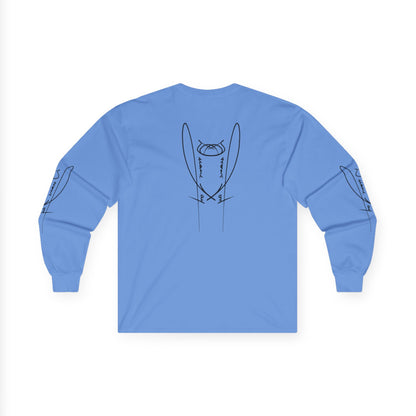 DuaneJay Signature Icon Long Sleeve Black Label — premium streetwear long sleeve featuring a bold black signature icon with an exclusive back design, crafted for comfort and style, the ultimate statement piece for those who live and breathe the DuaneJay Fashion lifestyle with confidence and distinction