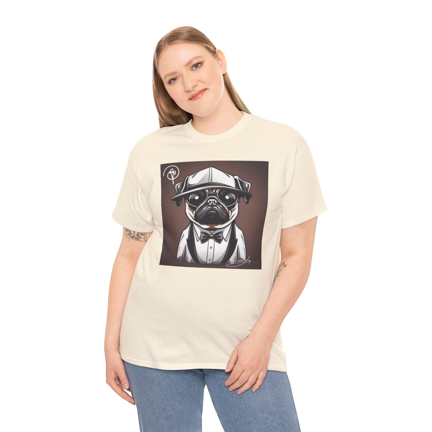 Unisex Pug Heavy Cotton Tee