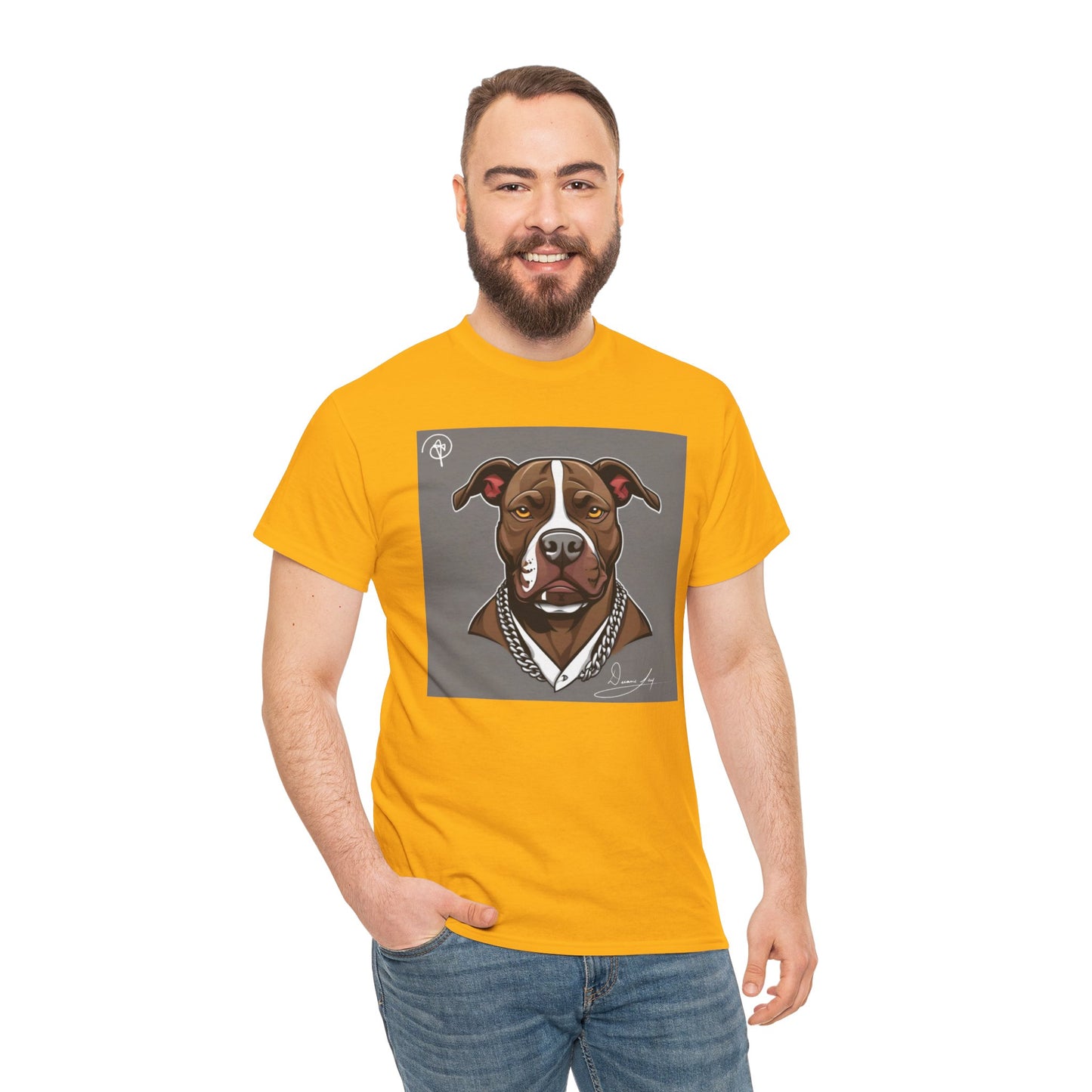 Unisex Pitbull Heavy Cotton Tee