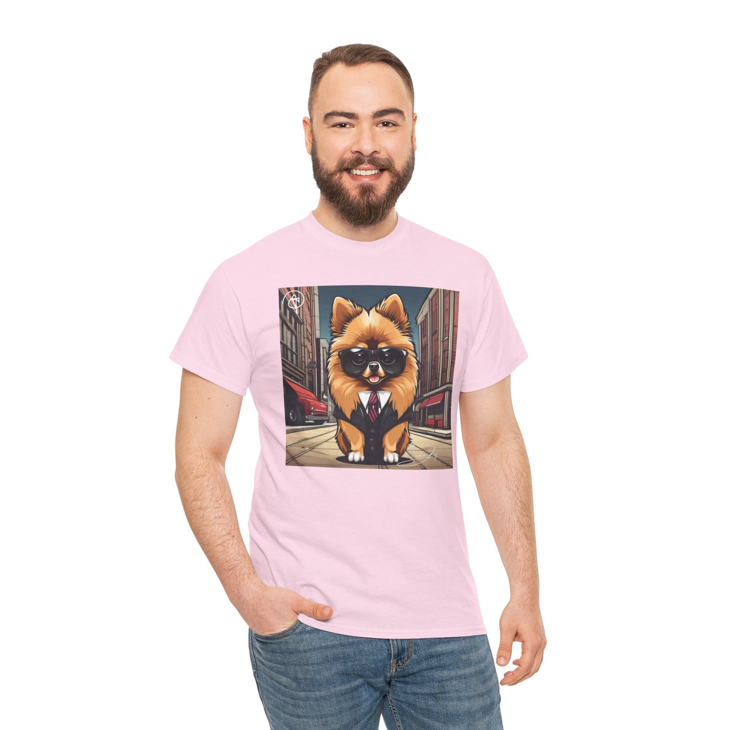 Adult Unisex Pomeranian Heavy Cotton Tee