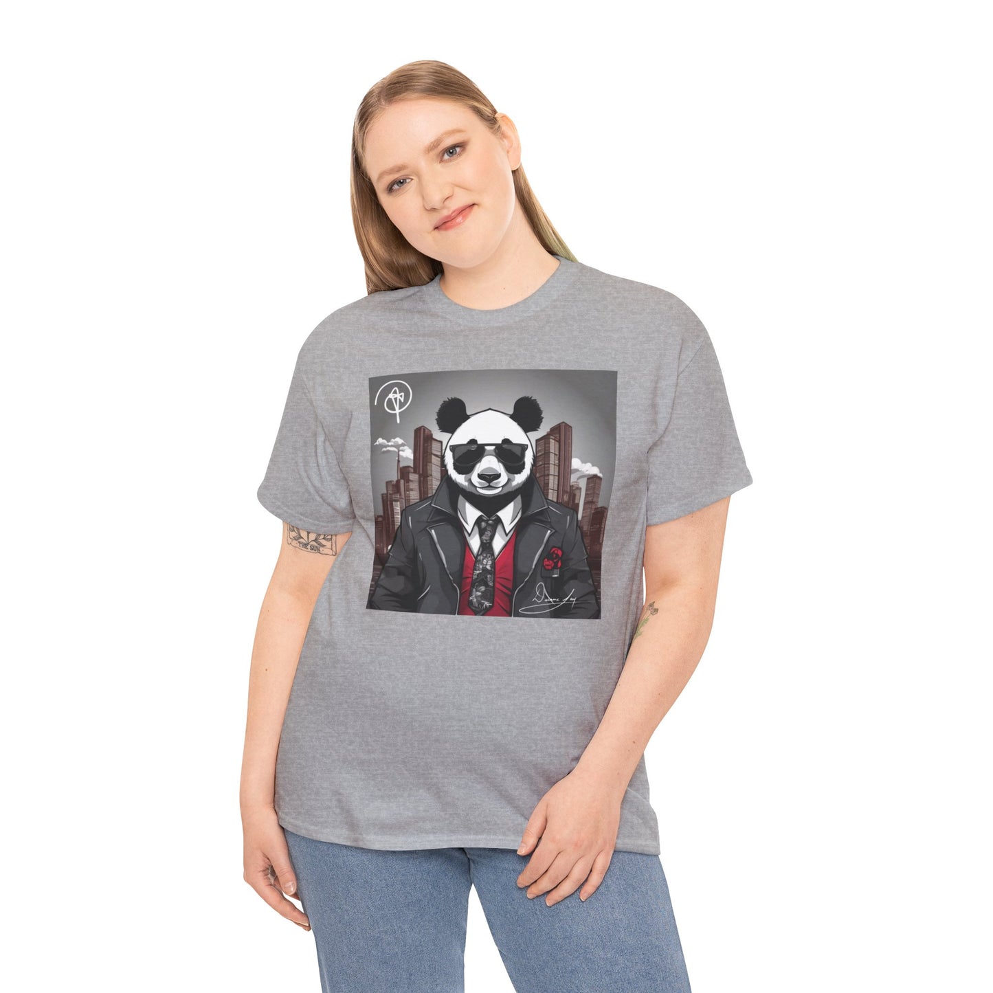 Unisex Boss Panda Heavy Cotton Tee