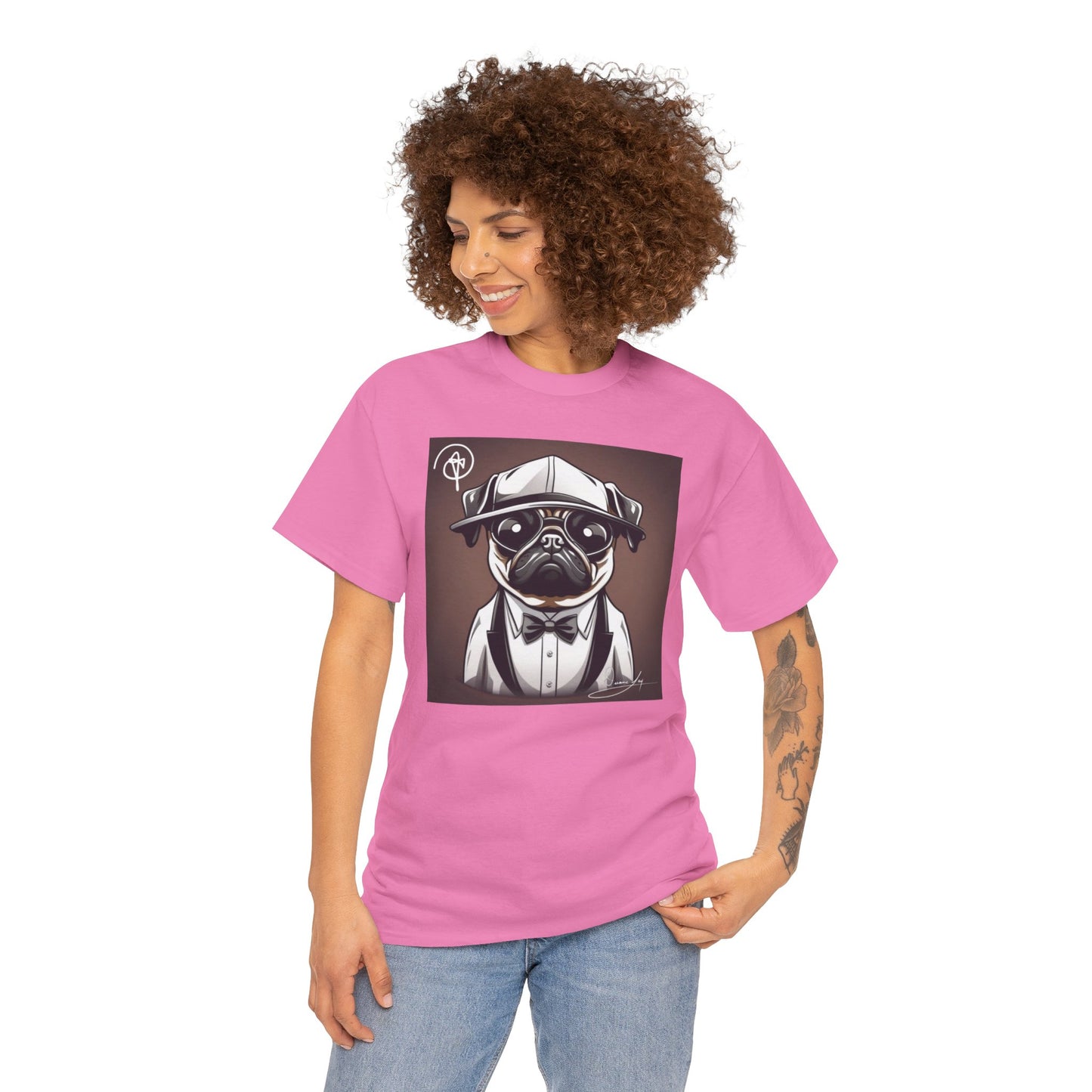 Unisex Pug Heavy Cotton Tee