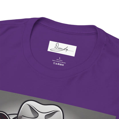DuaneJay Gentleman Pitbull Tee — distinguished graphic tee featuring a dapper pitbull portrait blending elegance with bold streetwear energy for dog lovers with class and confidence