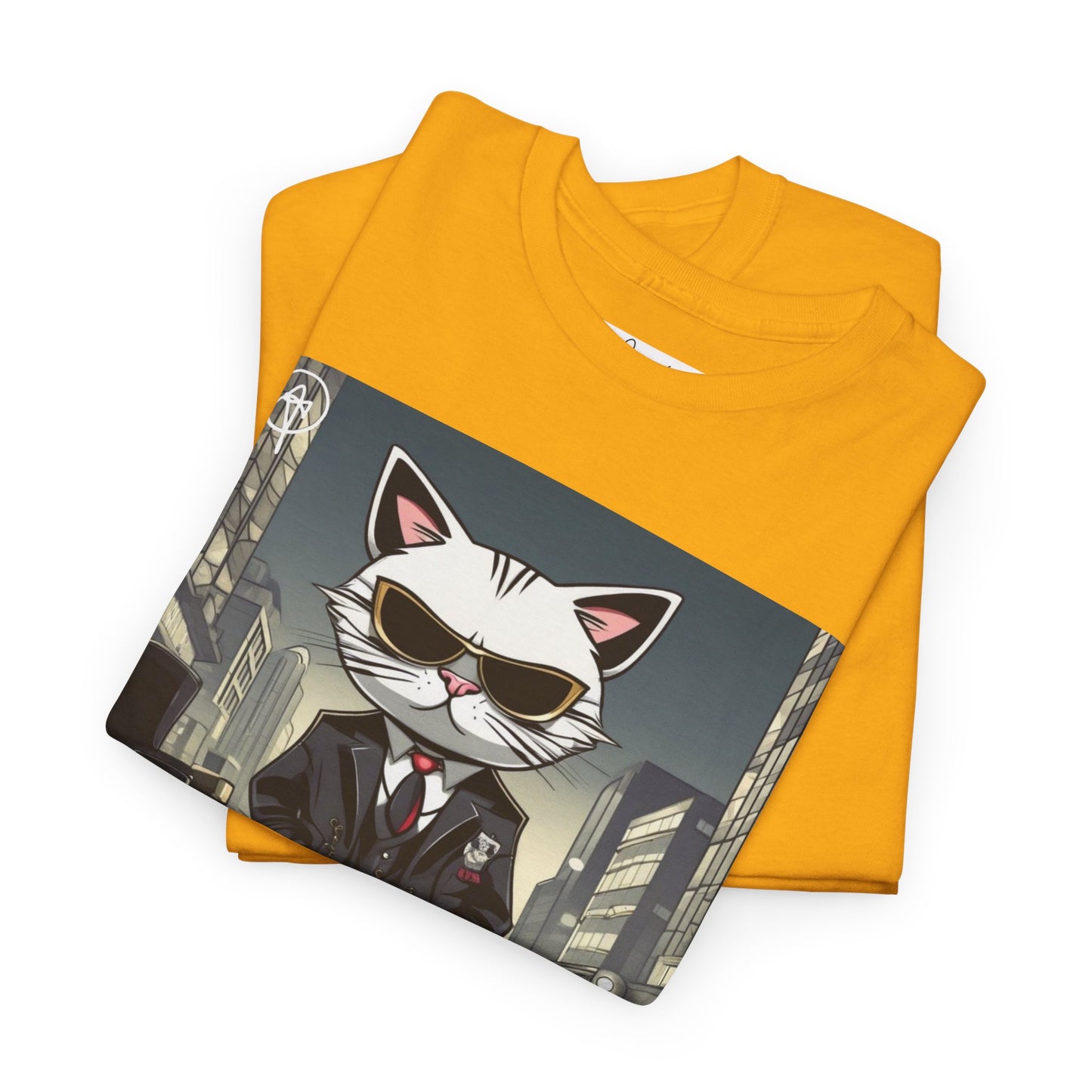 Unisex Cat Heavy Cotton Tee