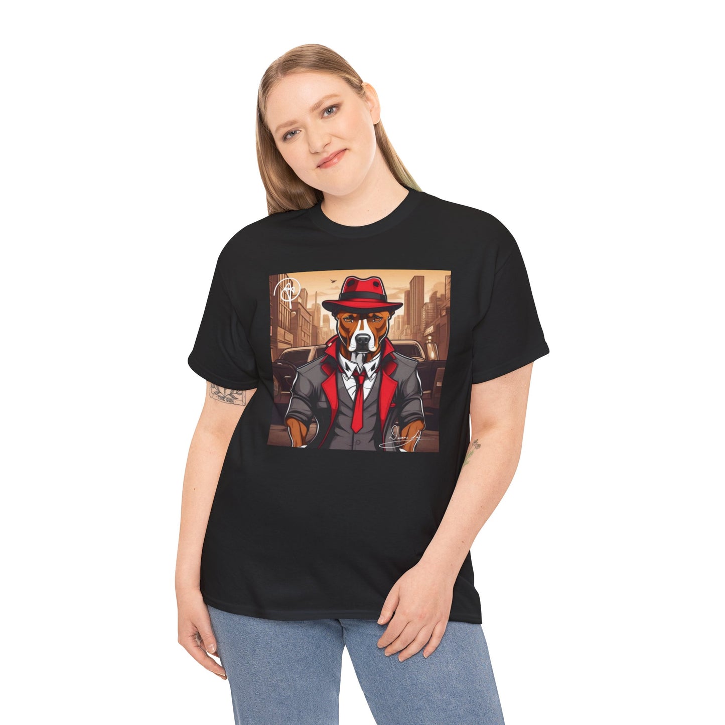 Unisex  Pitbull Heavy Cotton Tee