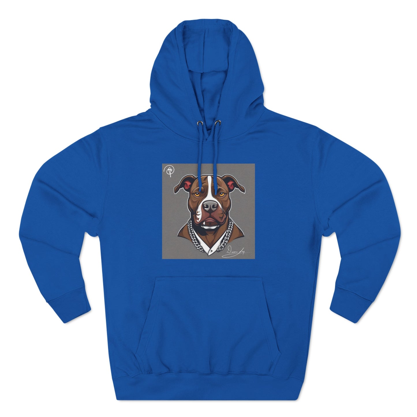 Three-Panel Pitbull Fleece Hoodie