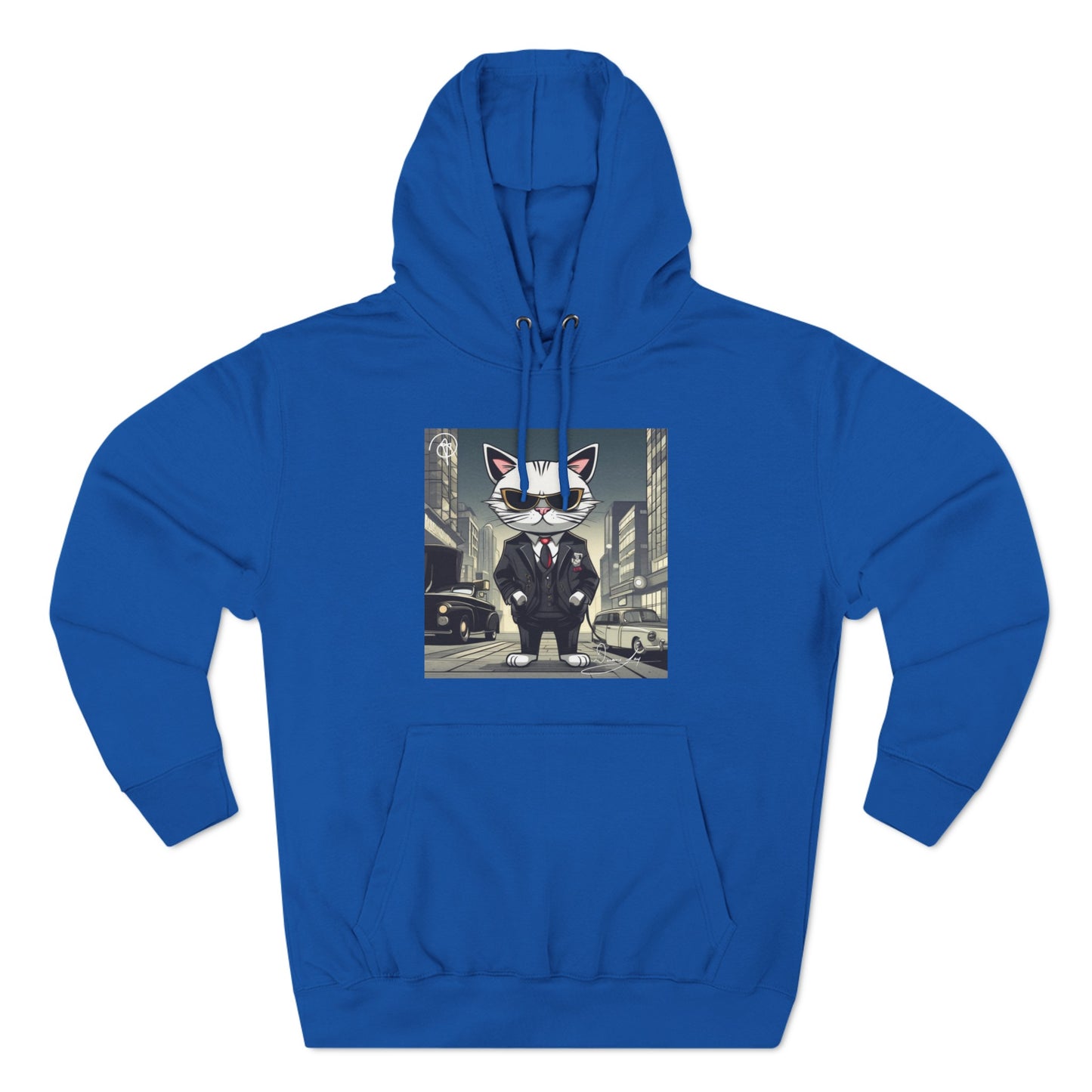 Three-Panel Cool-Cat Fleece Hoodie