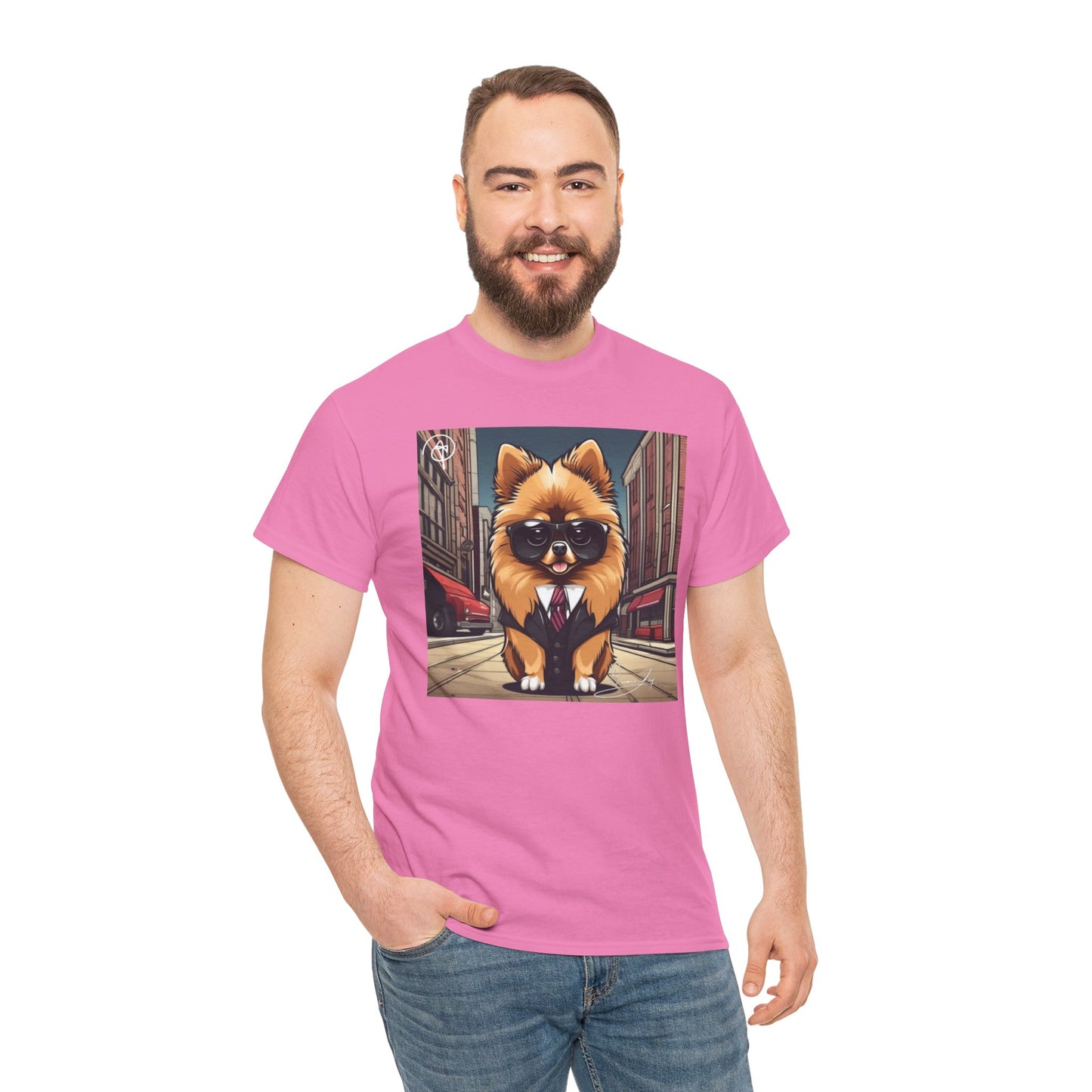 Adult Unisex Pomeranian Heavy Cotton Tee