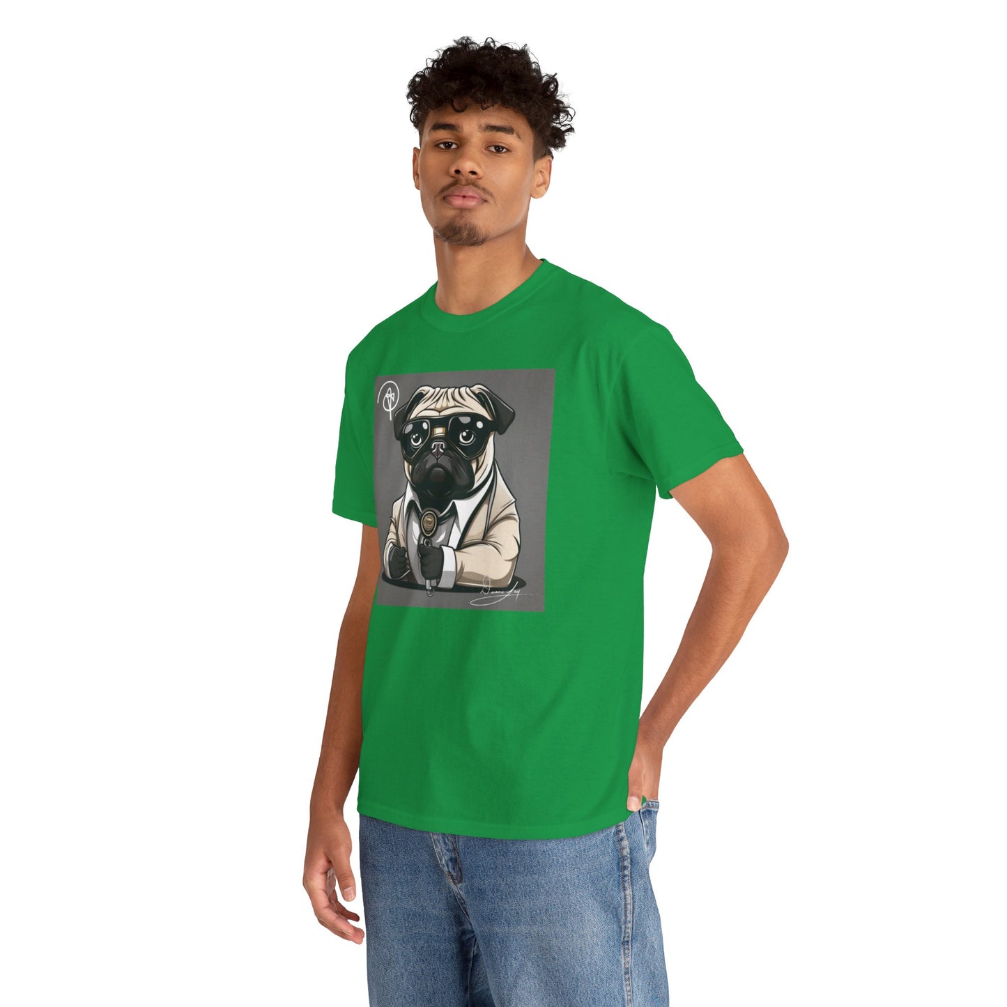 Unisex Pug Heavy Cotton Tee