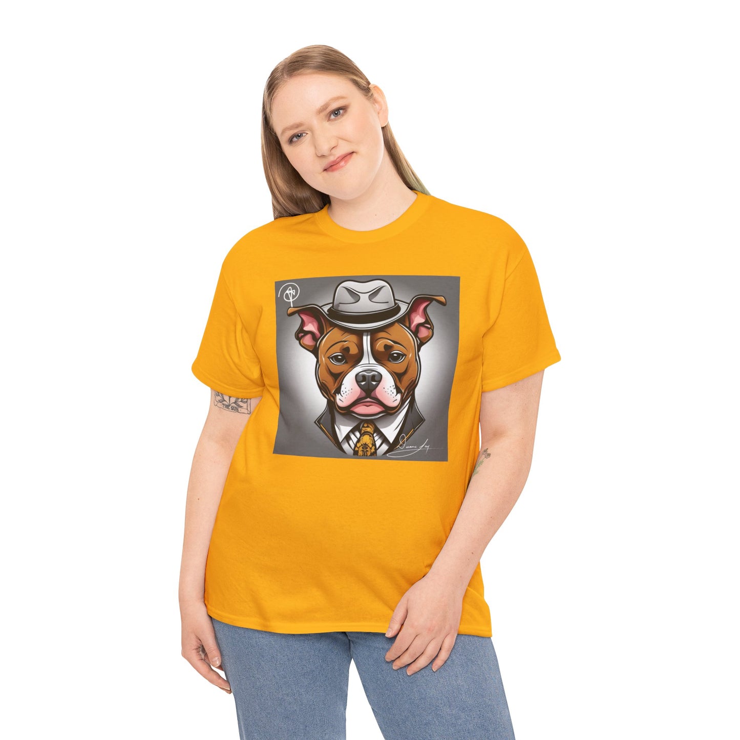 Unisex Pitbull Heavy Cotton Tee