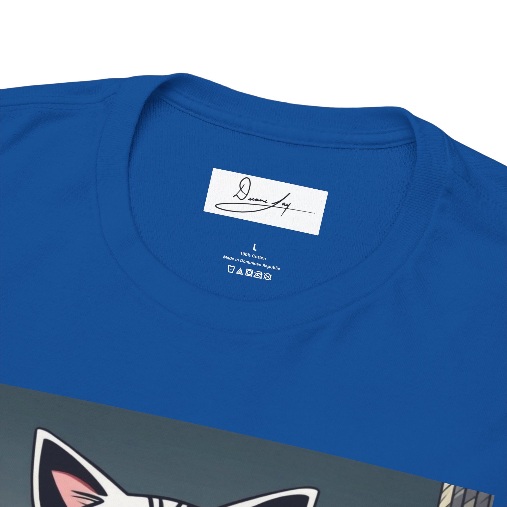 DuaneJay Cat Mafia Graphic Tee — cool cat in suit streetwear graphic tee