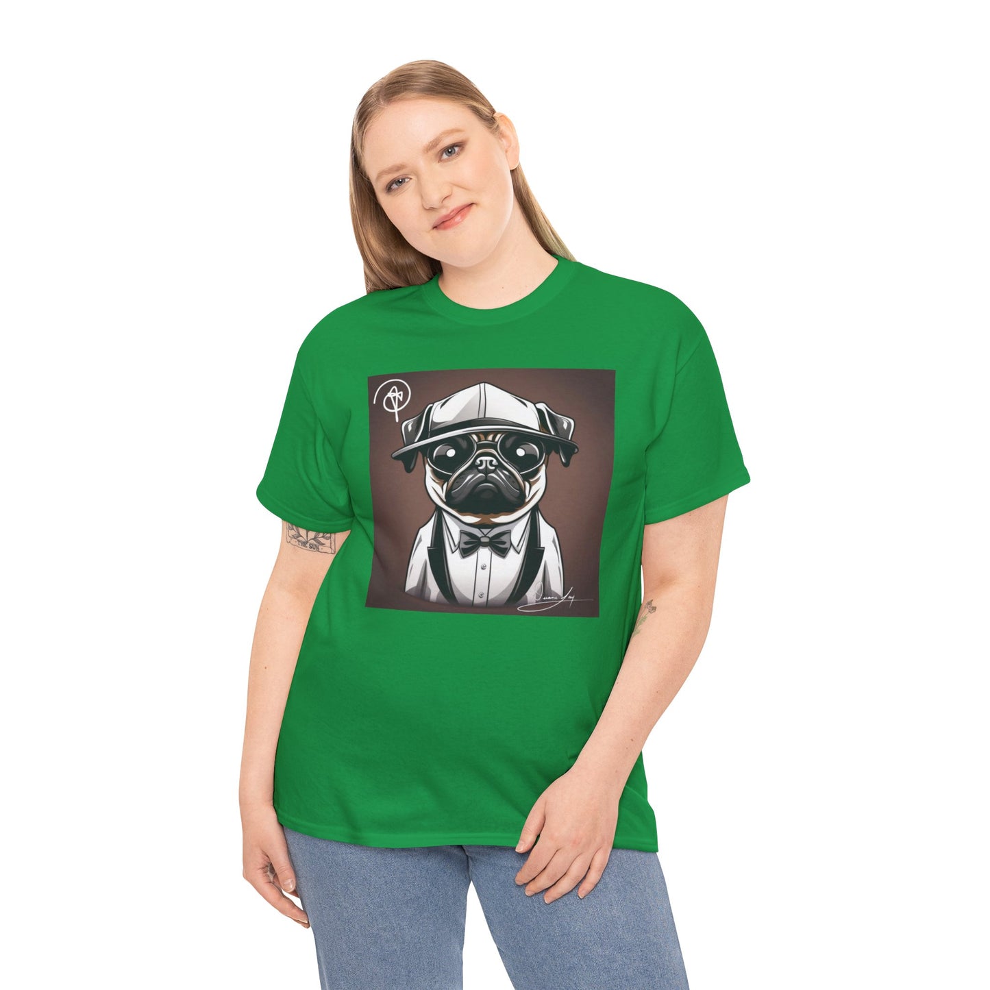 Unisex Pug Heavy Cotton Tee