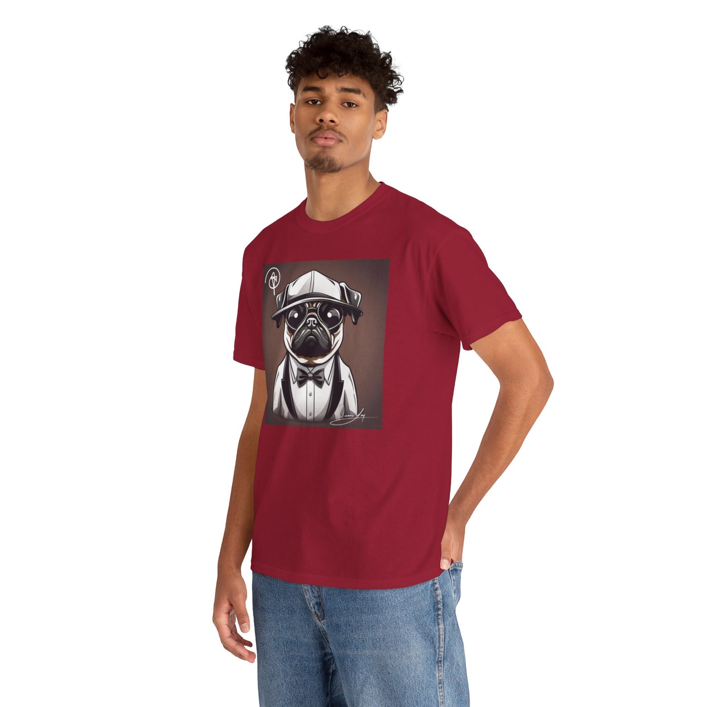 Unisex Pug Heavy Cotton Tee