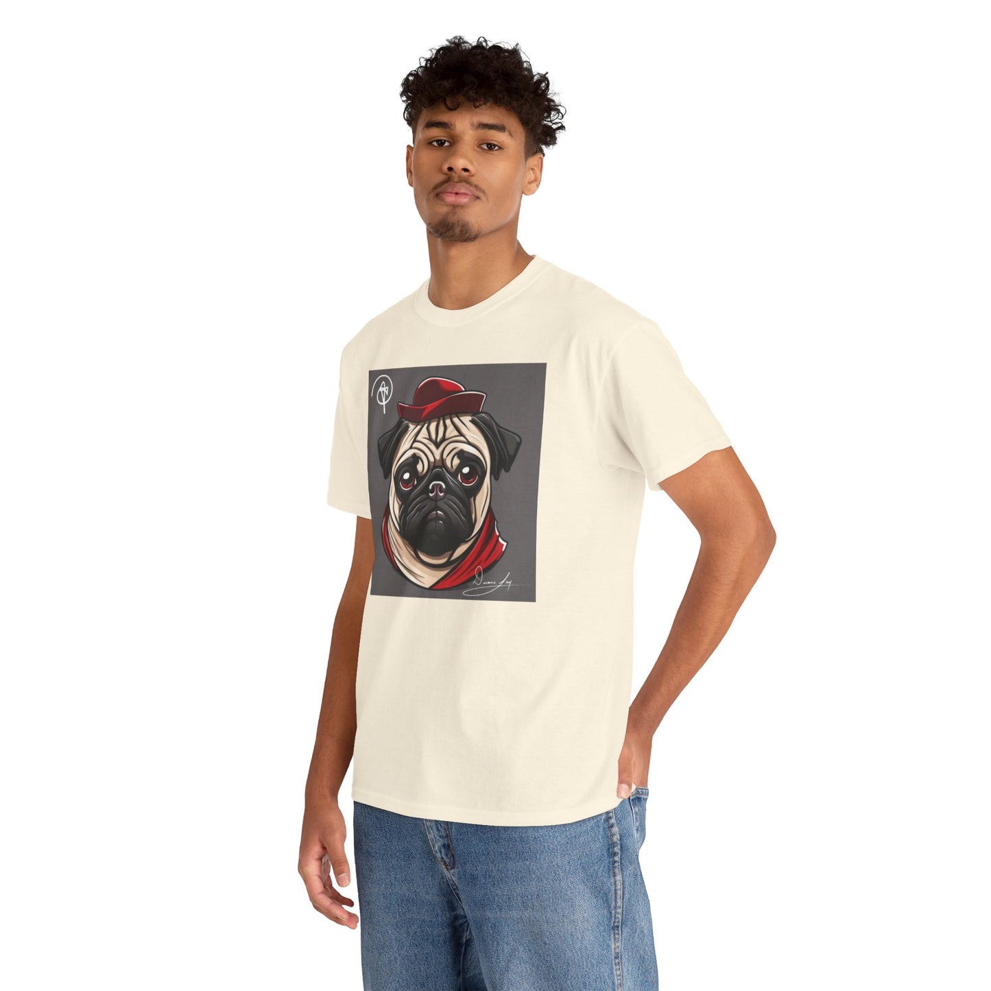 Unisex Pug Heavy Cotton Tee