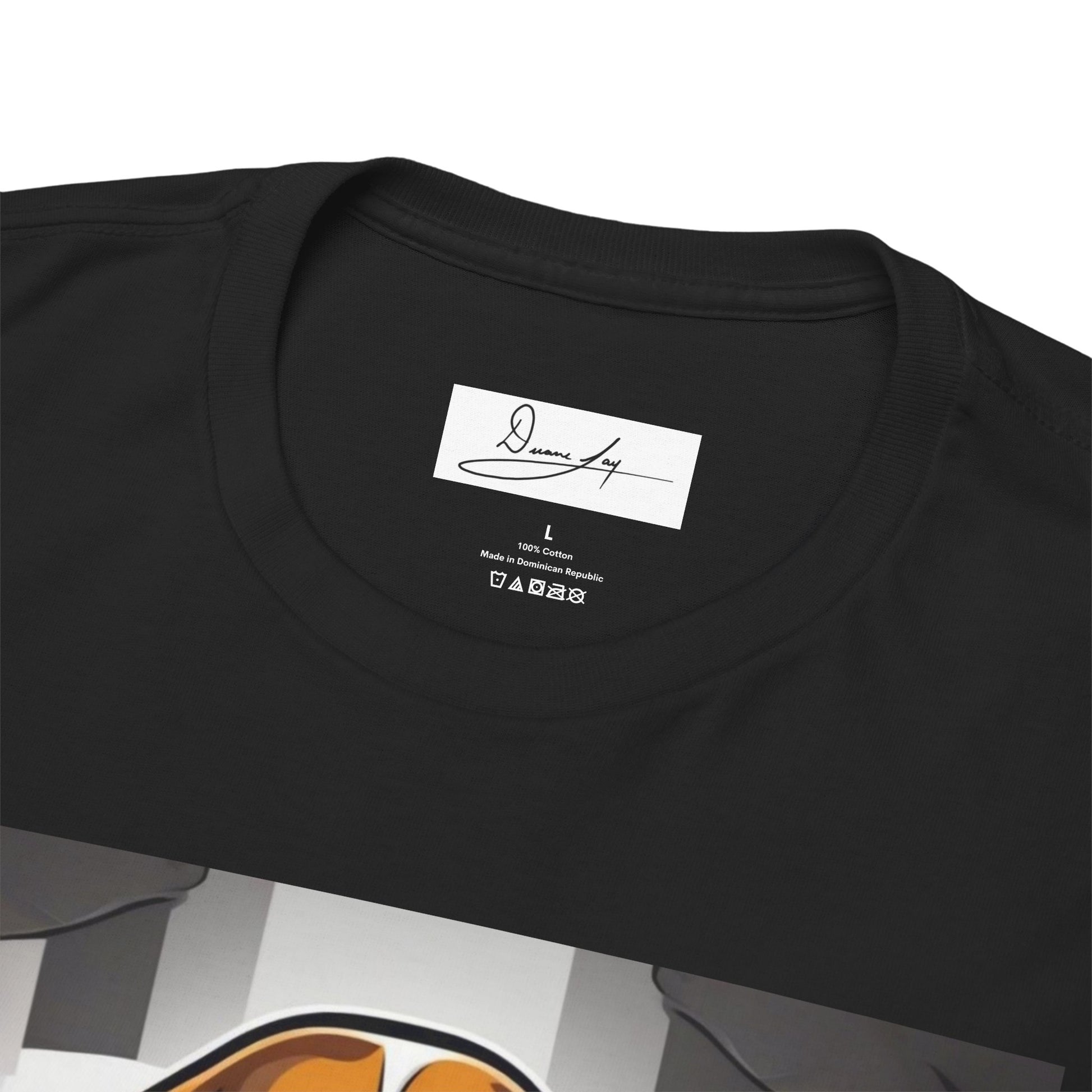 DuaneJay Beagle in a Suit T-Shirt — funny formal dog graphic tee featuring an adorable beagle dressed in a dapper suit, perfect for dog lovers who love bold streetwear style