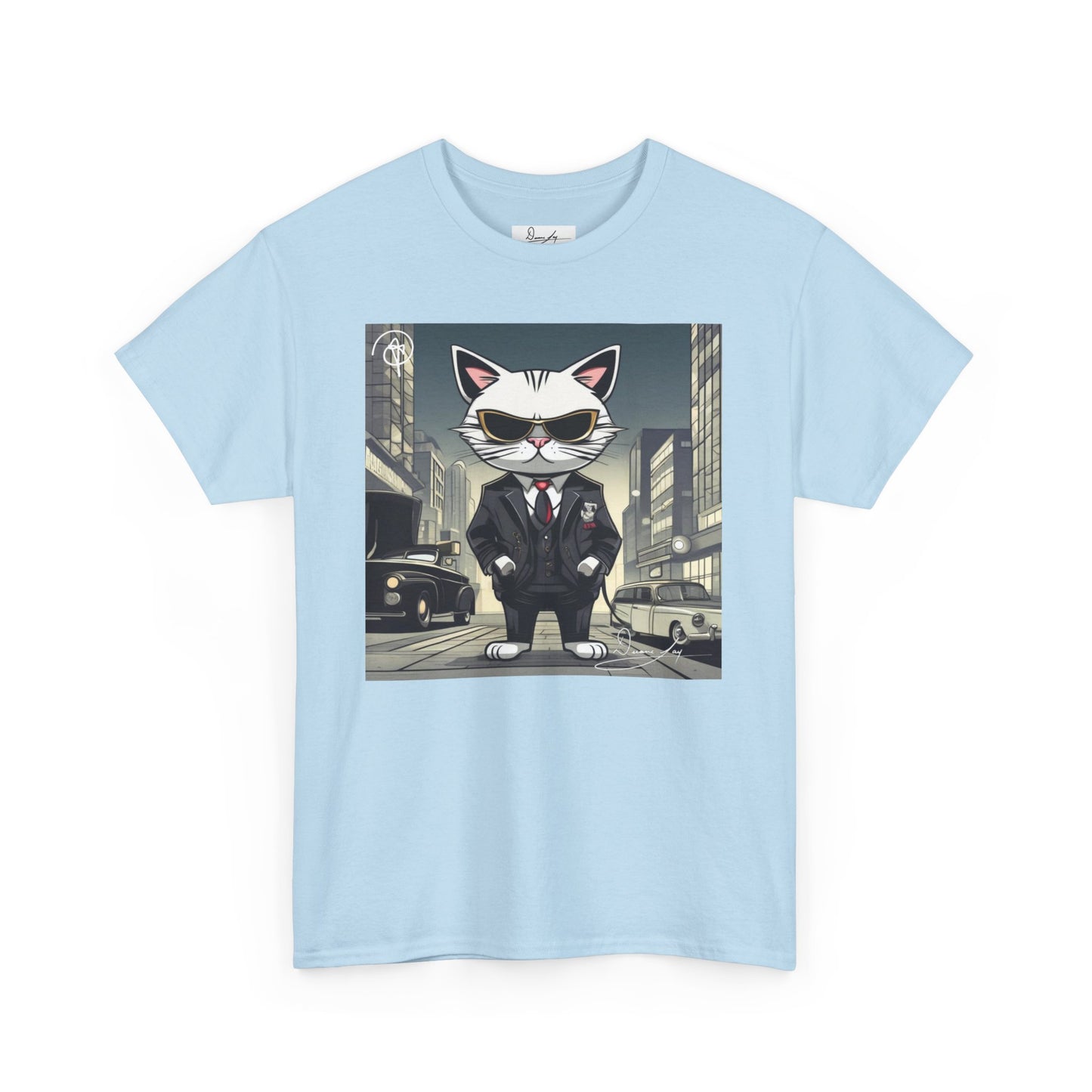 Unisex Cat Heavy Cotton Tee