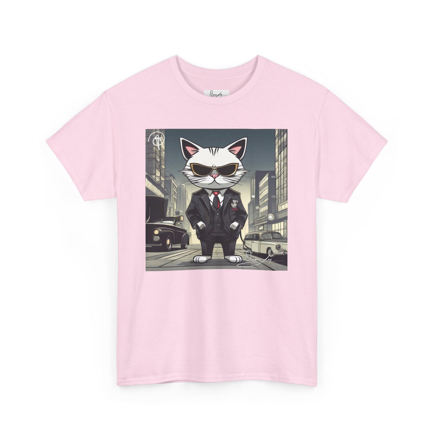 Unisex Cat Heavy Cotton Tee