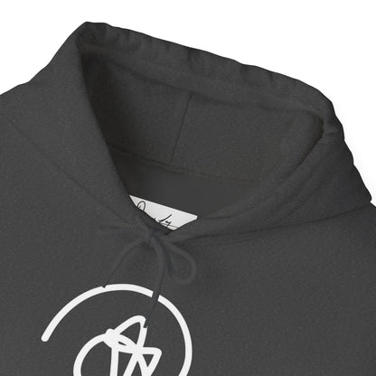 DuaneJay Signature Hoodie White Logo — premium streetwear pullover featuring bold white signature design, crafted for comfort and style, the ultimate statement piece for those who live and breathe the DuaneJay Fashion lifestyle with confidence and distinction