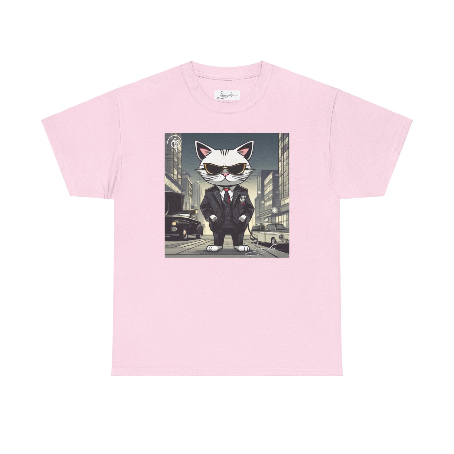 Unisex Cat Heavy Cotton Tee