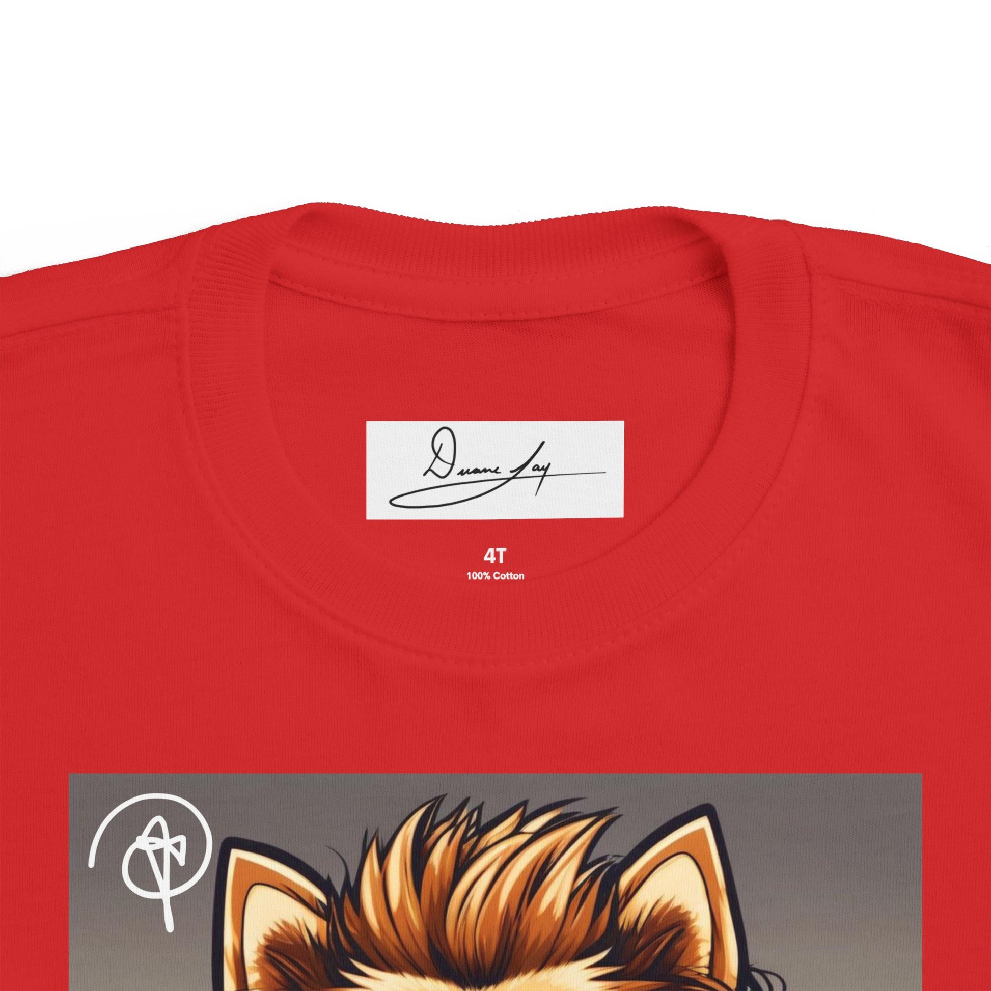 DuaneJay Cool Pomeranian Kids T-Shirt — fun kids graphic tee featuring an adorable Pomeranian rocking sunglasses and headphones, a bold and playful streetwear-inspired look for kids who carry the DuaneJay Fashion style with confidence