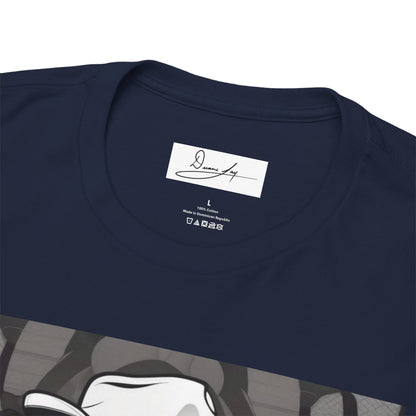 DuaneJay Lion Gangster Graphic Tee — powerful streetwear tee featuring a bold lion with gangster-inspired artistry, symbolizing strength, dominance, and signature style