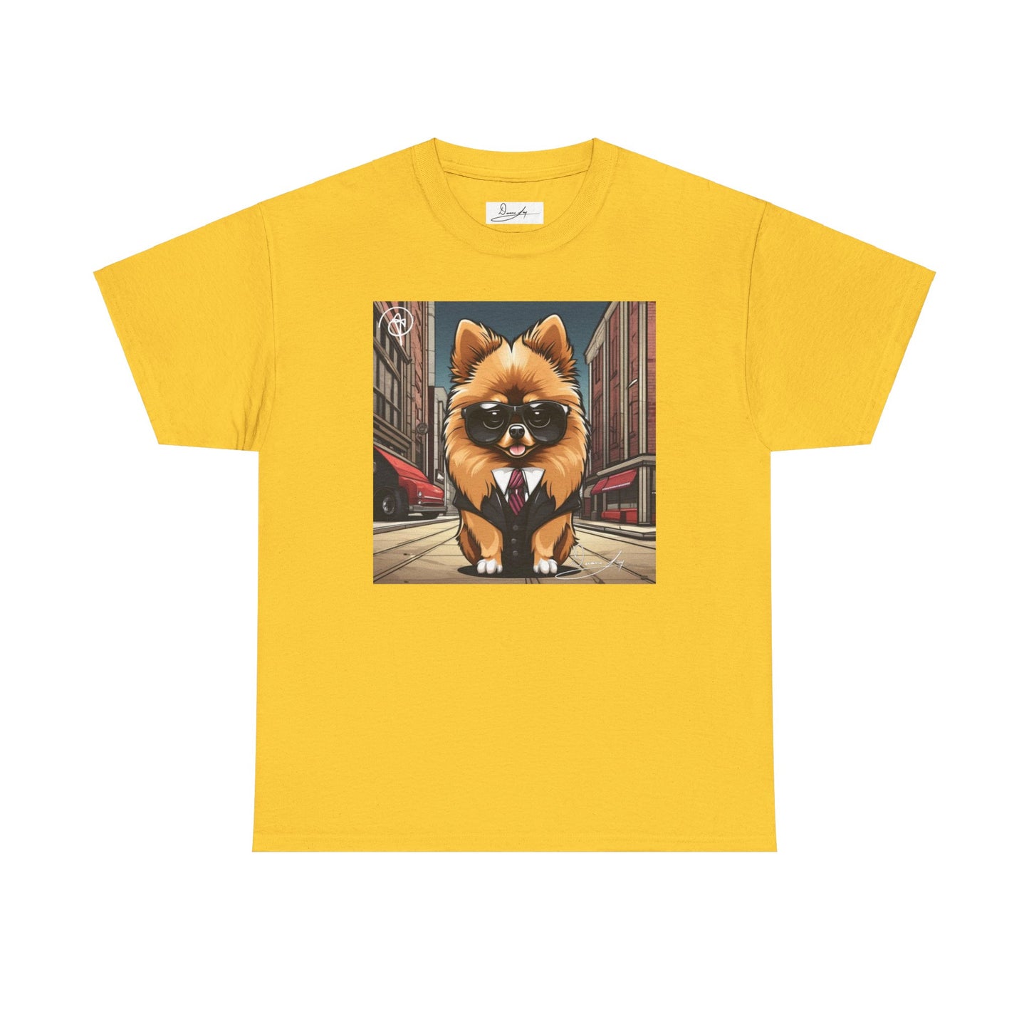 Adult Unisex Pomeranian Heavy Cotton Tee