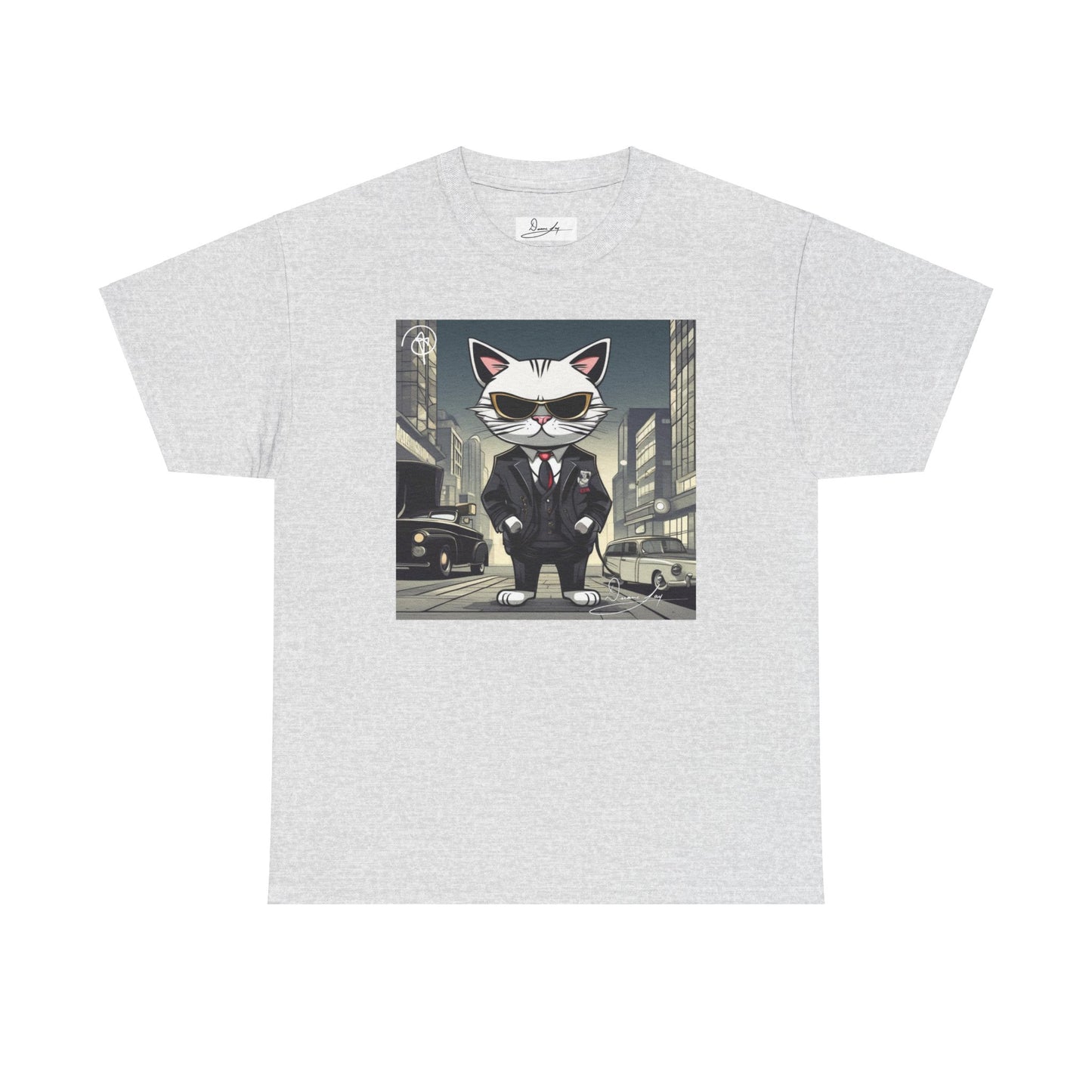 Unisex Cat Heavy Cotton Tee