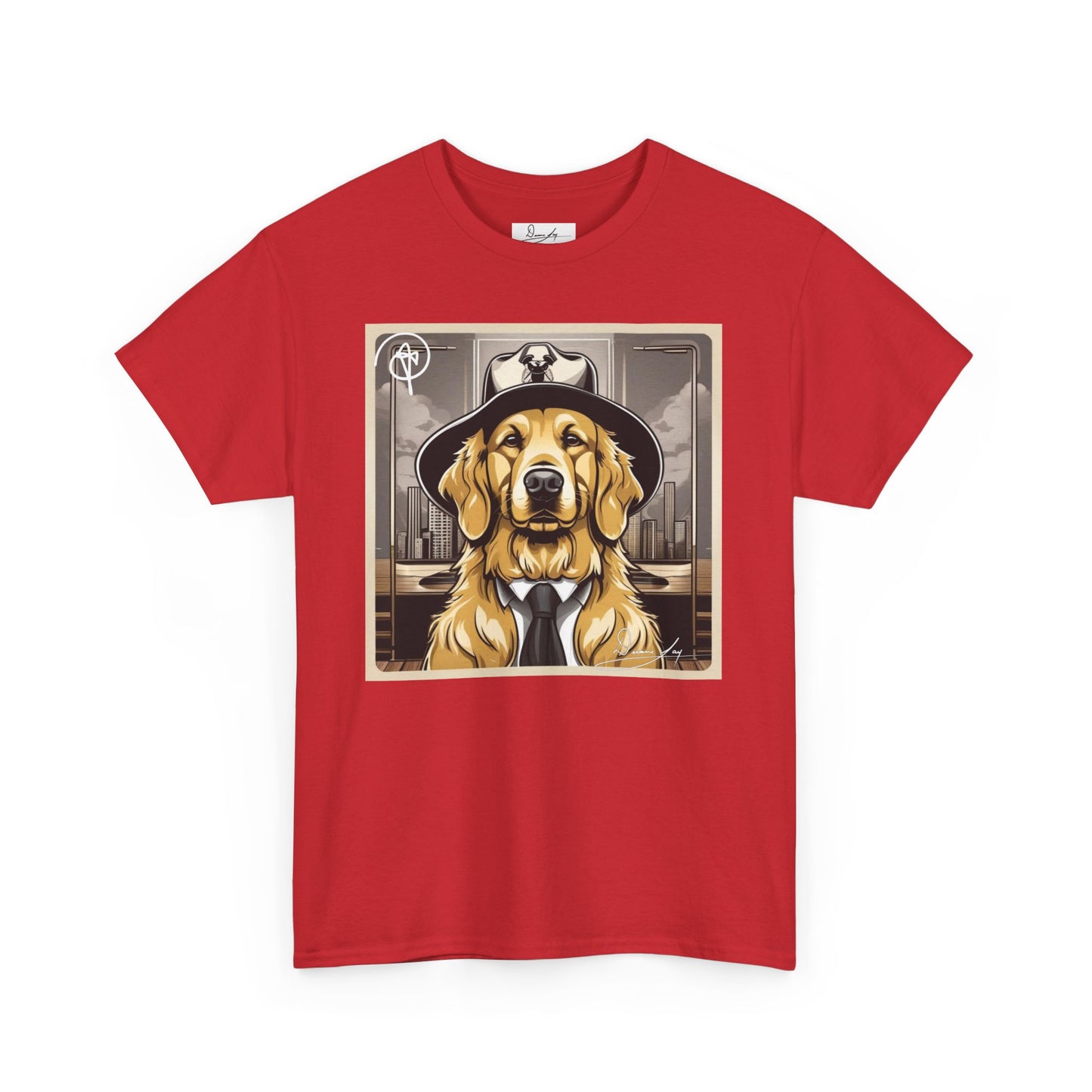 Unisex Golden Retriever Heavy Cotton Tee