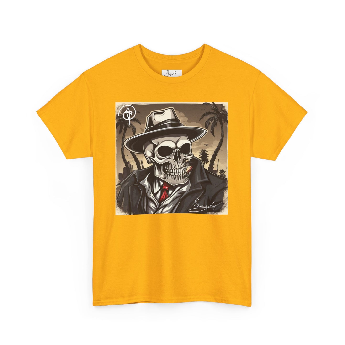 Unisex Boss Skeleton Heavy Cotton Tee