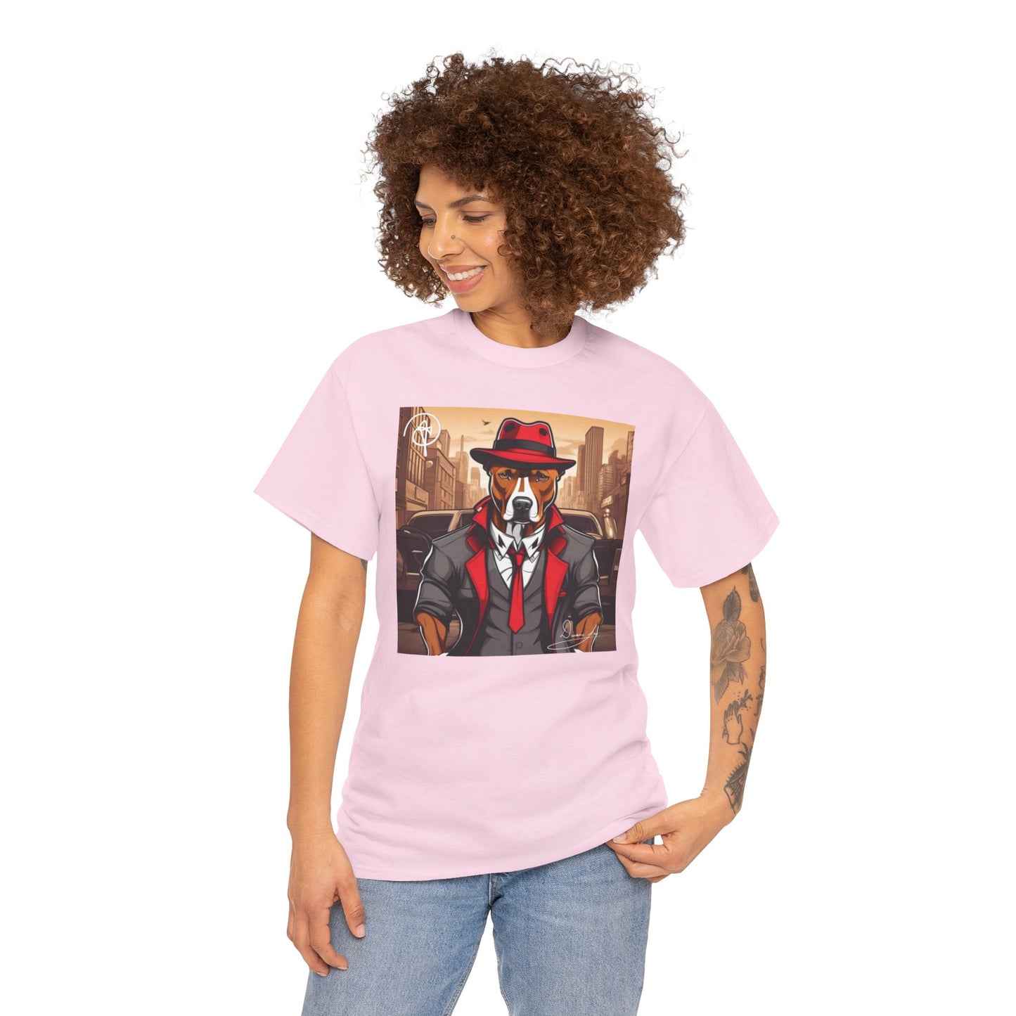 Unisex  Pitbull Heavy Cotton Tee