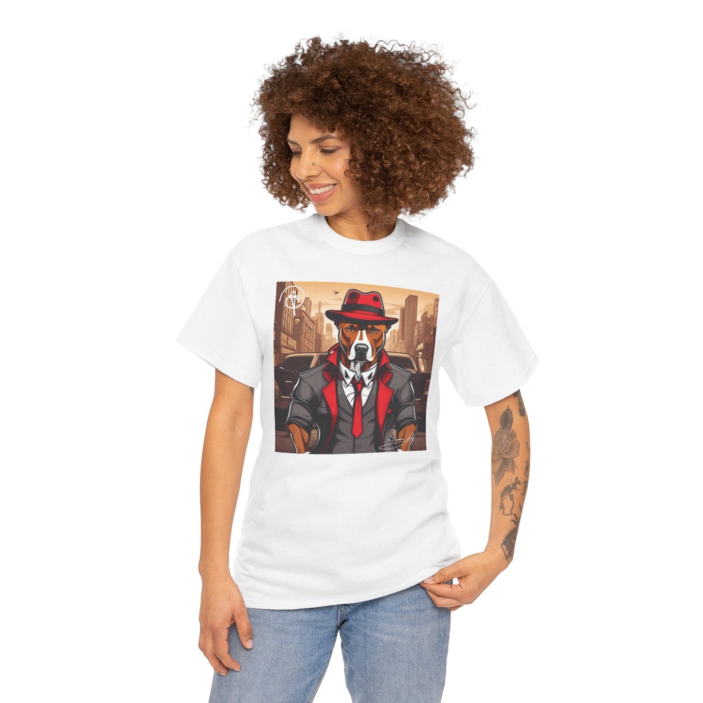 Unisex  Pitbull Heavy Cotton Tee