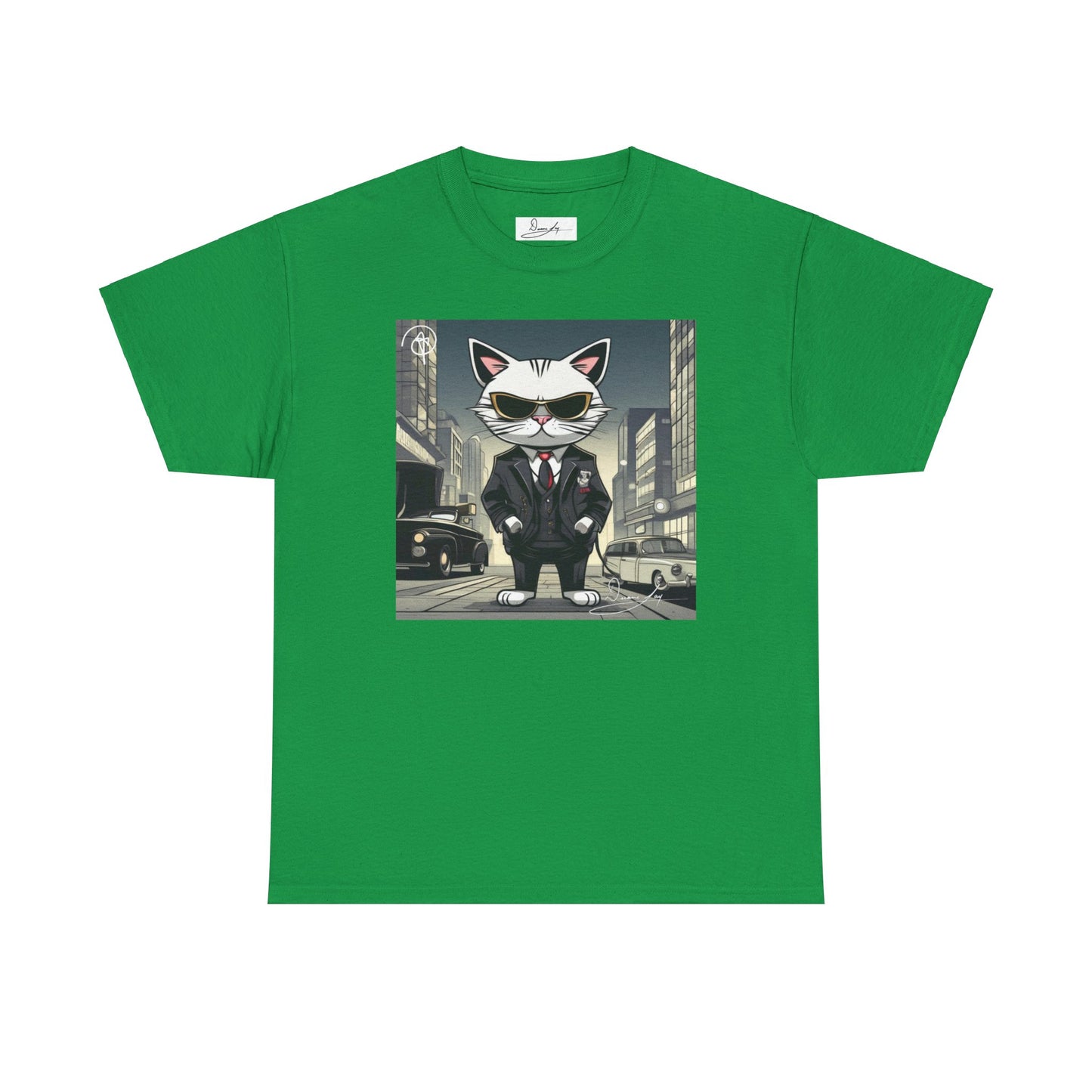 Unisex Cat Heavy Cotton Tee