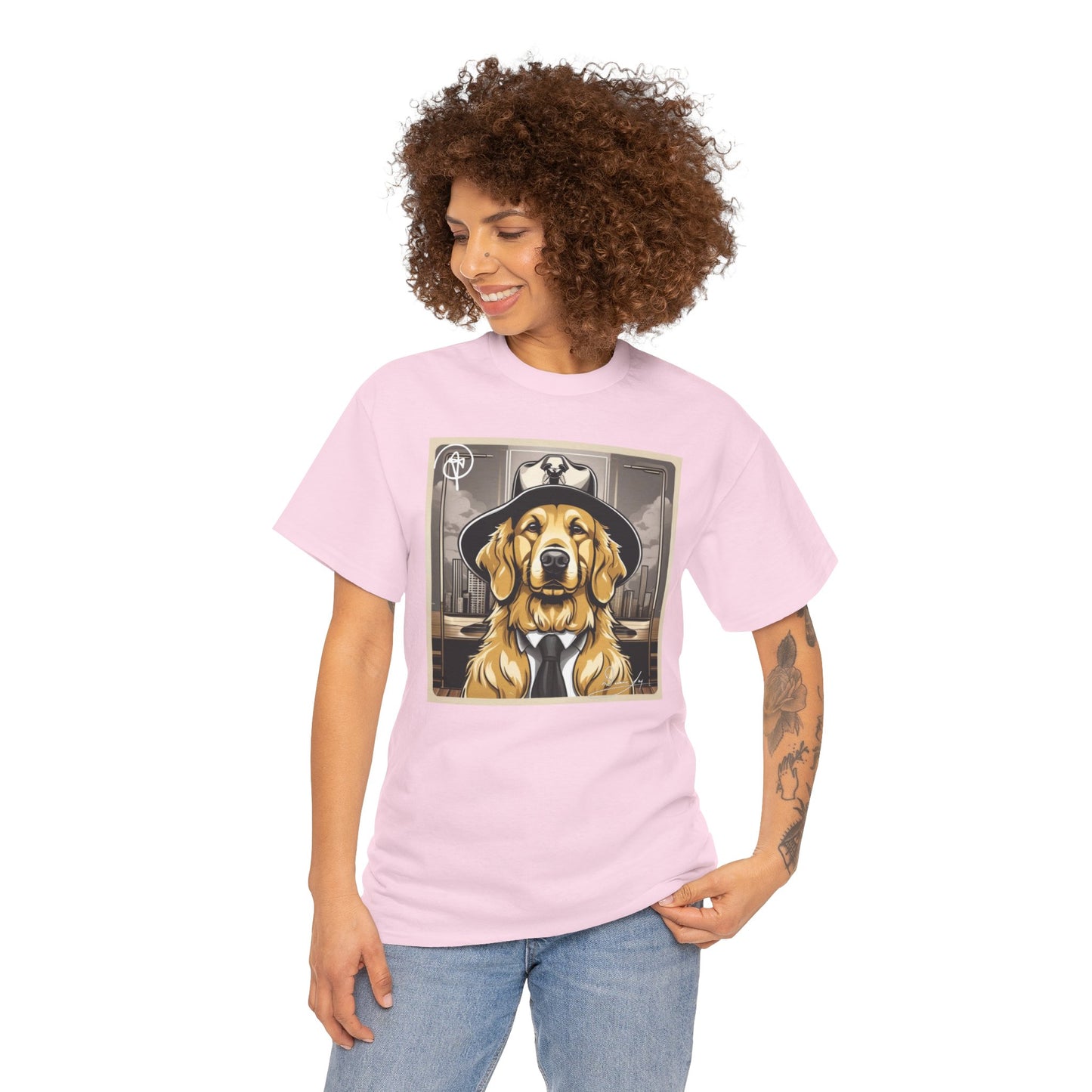 Unisex Golden Retriever Heavy Cotton Tee