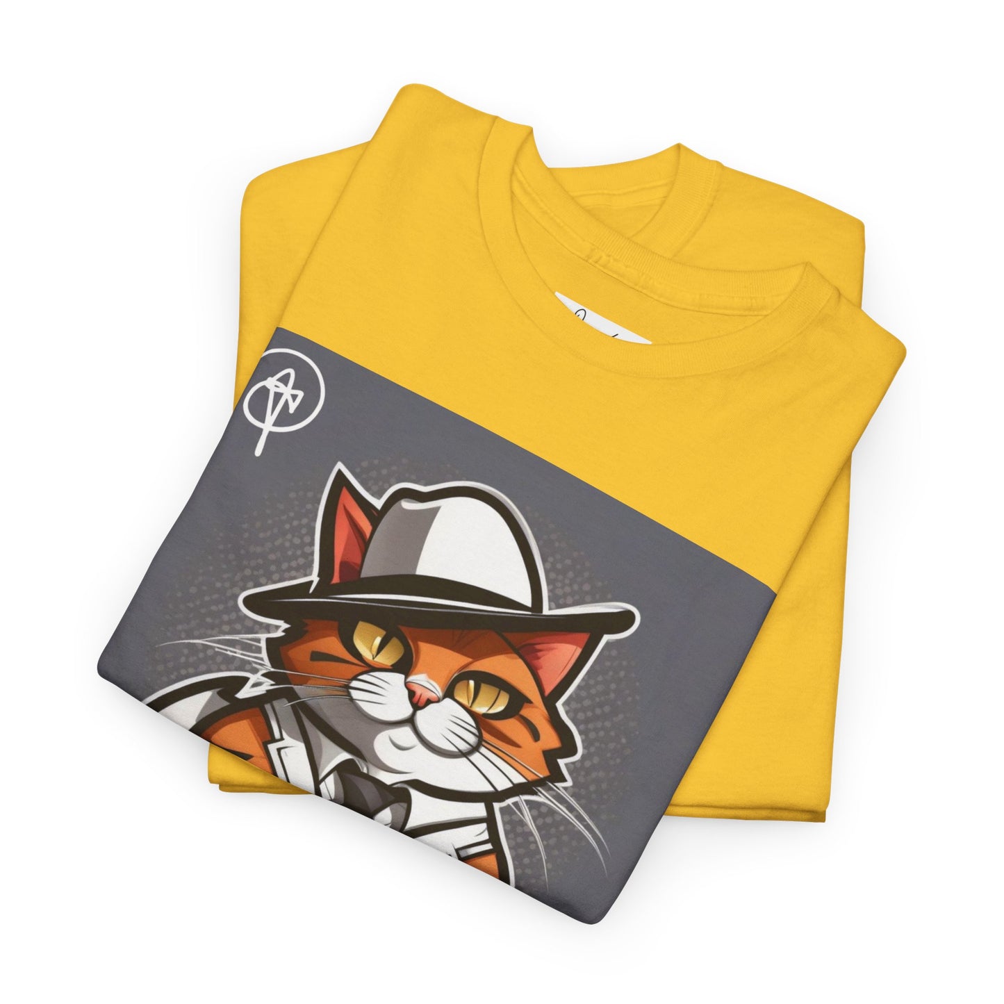 Unisex Cat Heavy Cotton Tee