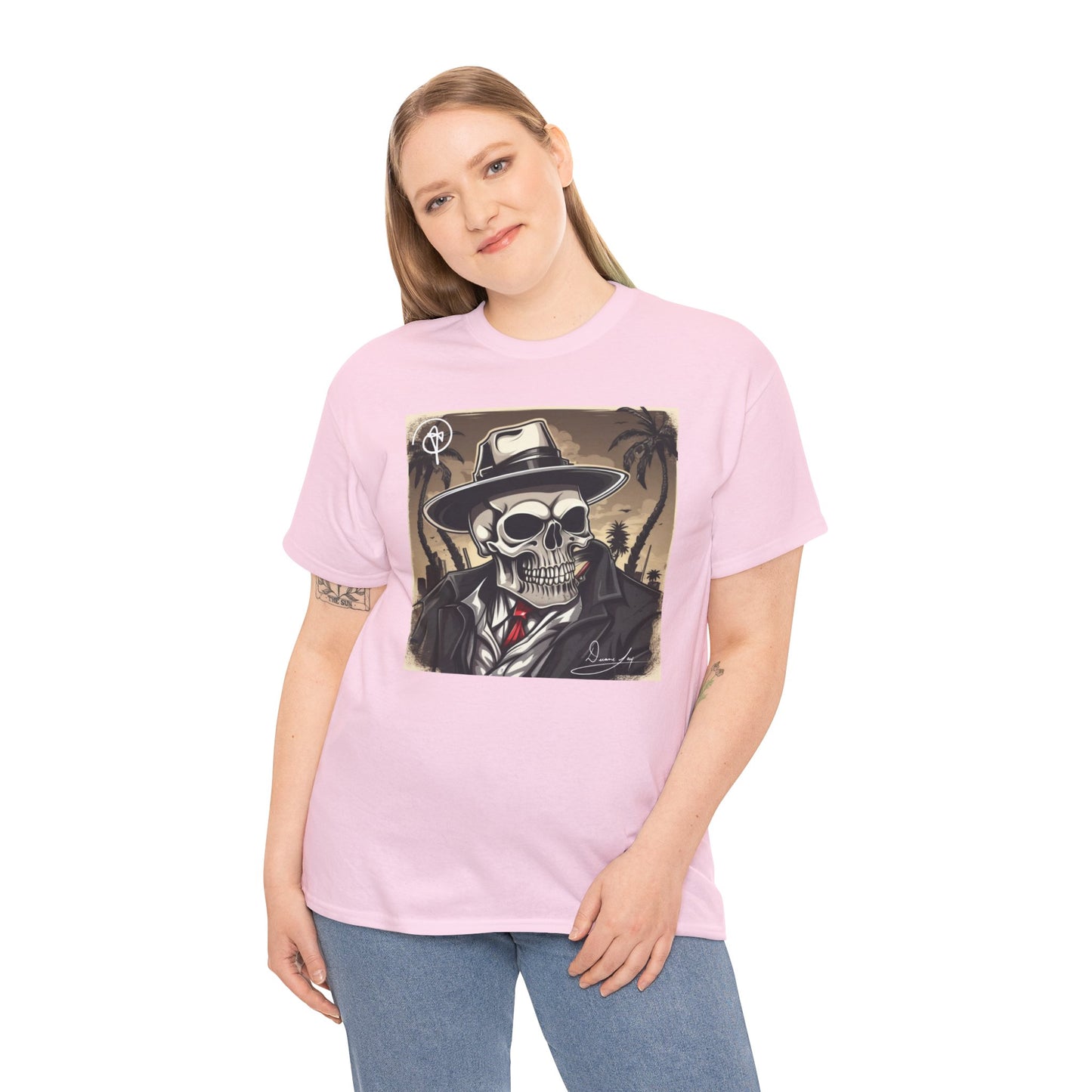 Unisex Boss Skeleton Heavy Cotton Tee