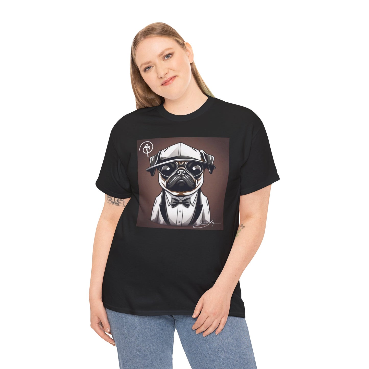 Unisex Pug Heavy Cotton Tee