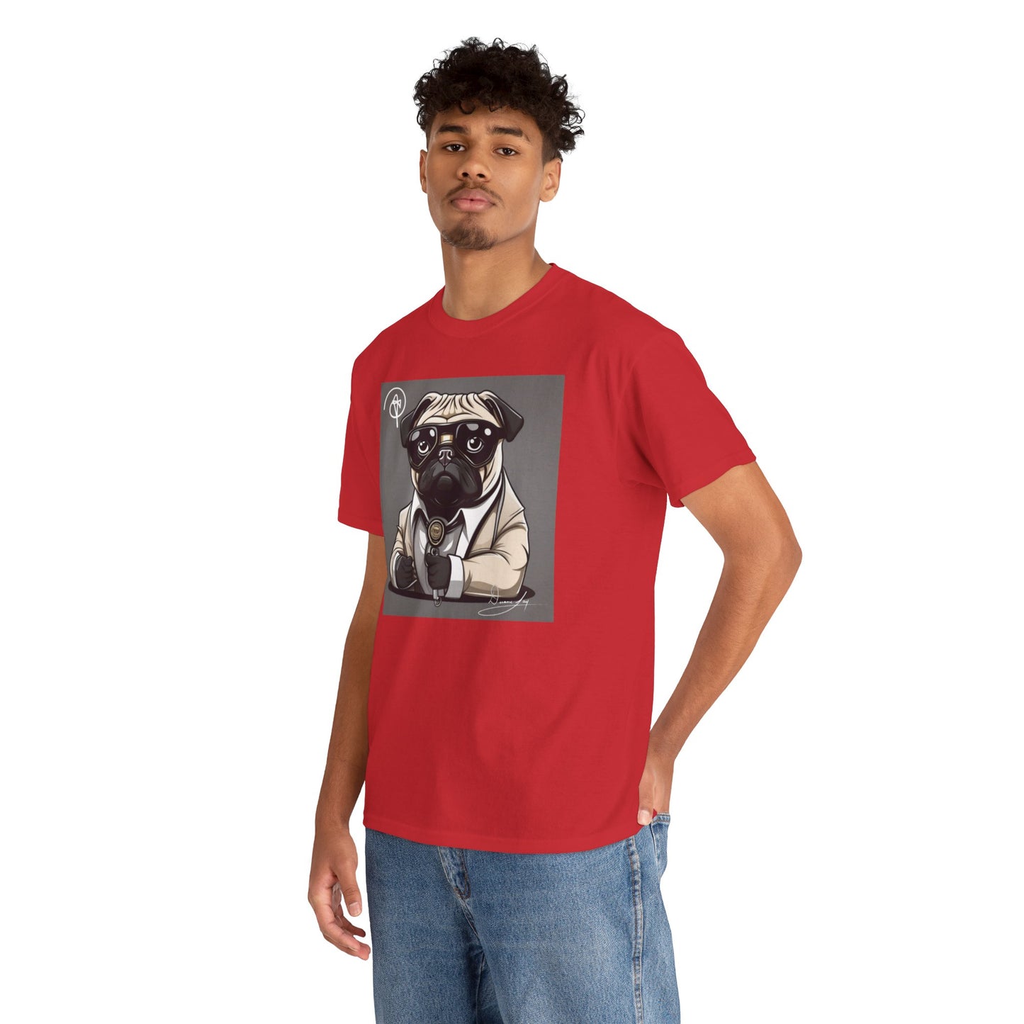 Unisex Pug Heavy Cotton Tee