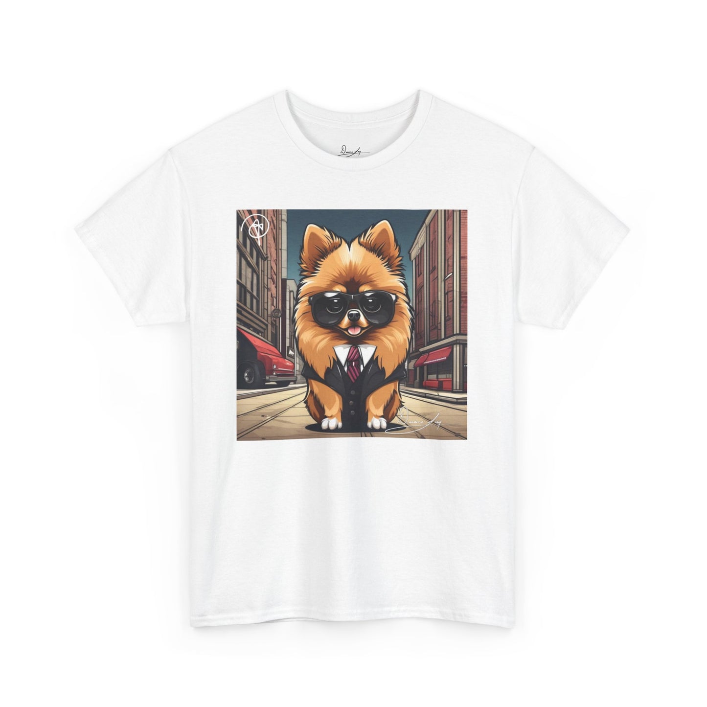 Adult Unisex Pomeranian Heavy Cotton Tee