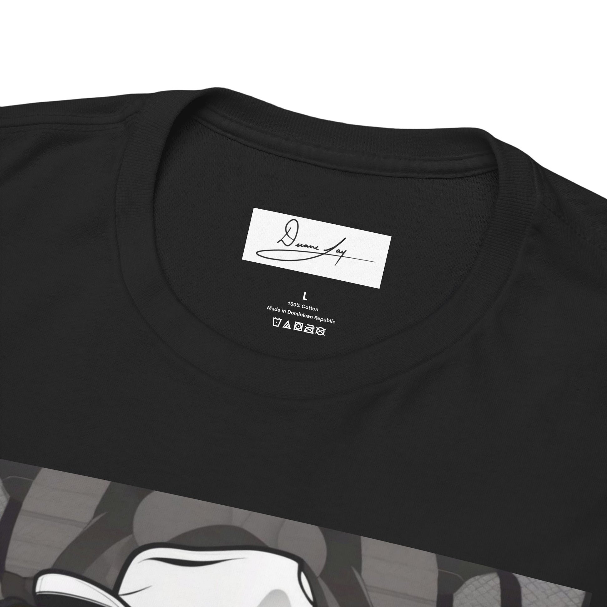 DuaneJay Lion Gangster Graphic Tee — powerful streetwear tee featuring a bold lion with gangster-inspired artistry, symbolizing strength, dominance, and signature style