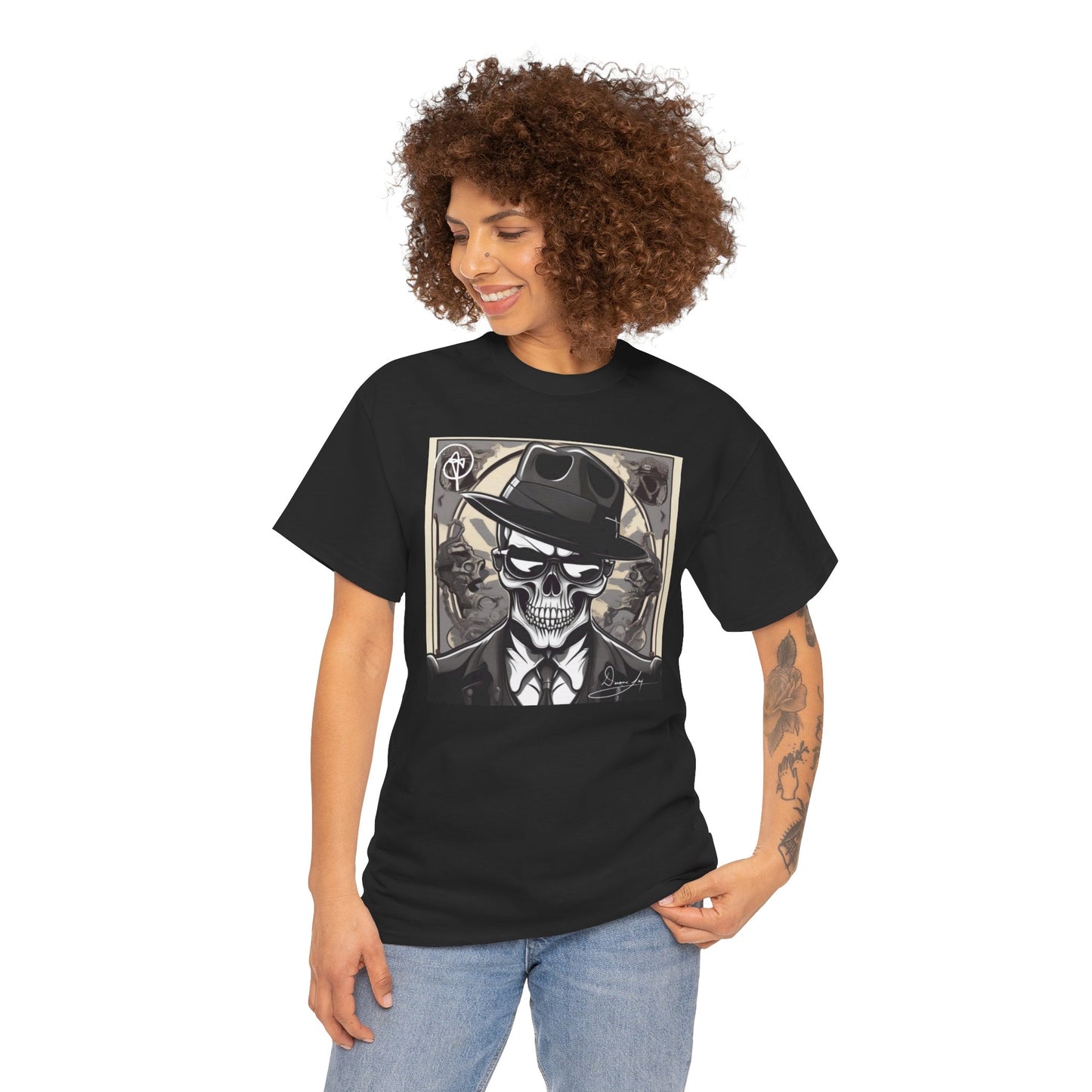 Unisex Skeleton Heavy Cotton Tee