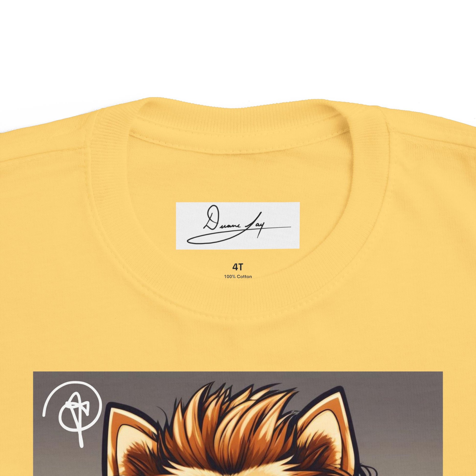 DuaneJay Cool Pomeranian Kids T-Shirt — fun kids graphic tee featuring an adorable Pomeranian rocking sunglasses and headphones, a bold and playful streetwear-inspired look for kids who carry the DuaneJay Fashion style with confidence