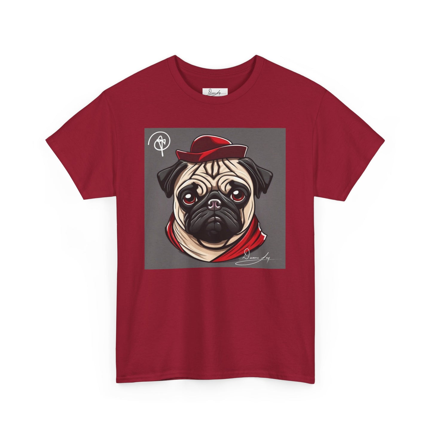 Unisex Pug Heavy Cotton Tee