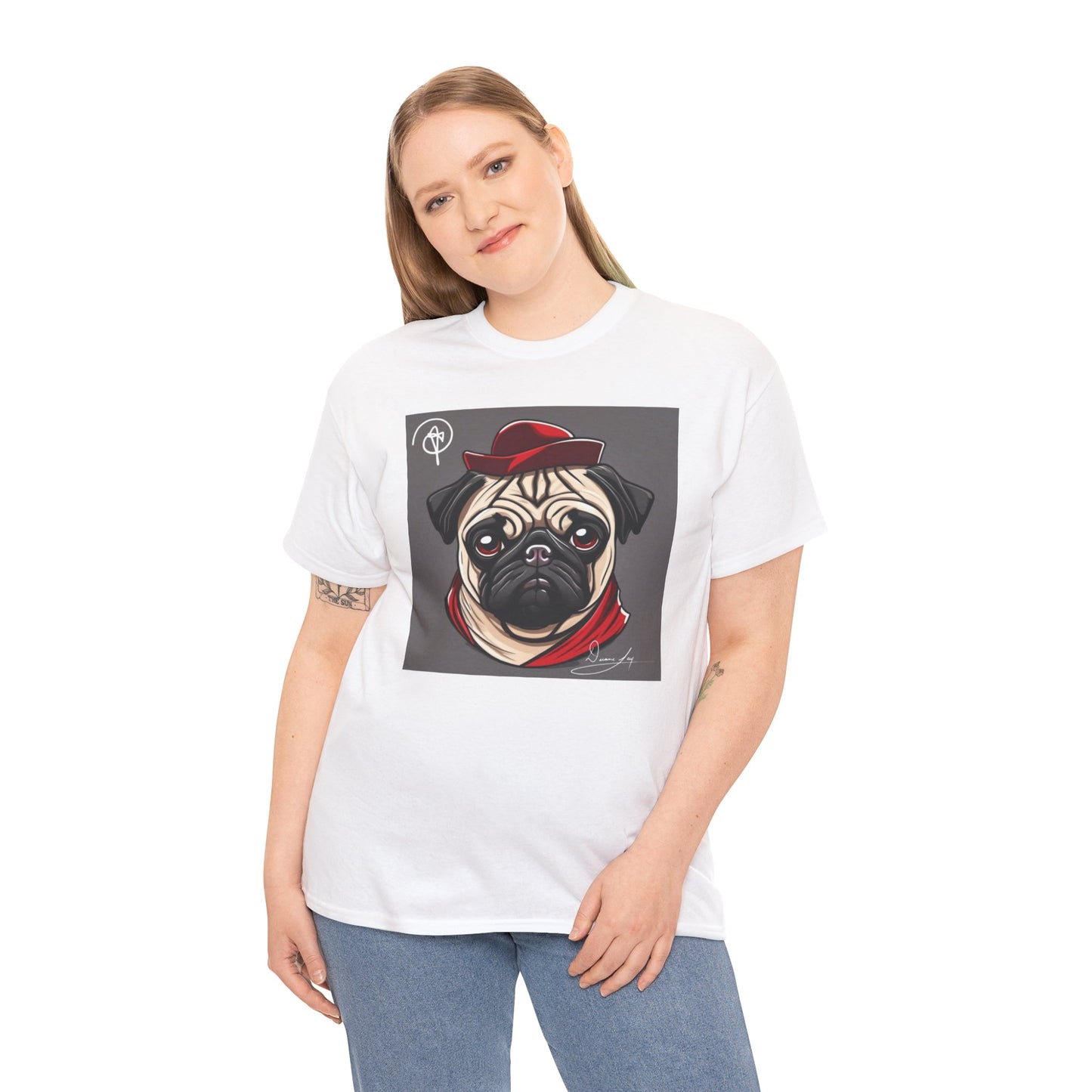 Unisex Pug Heavy Cotton Tee