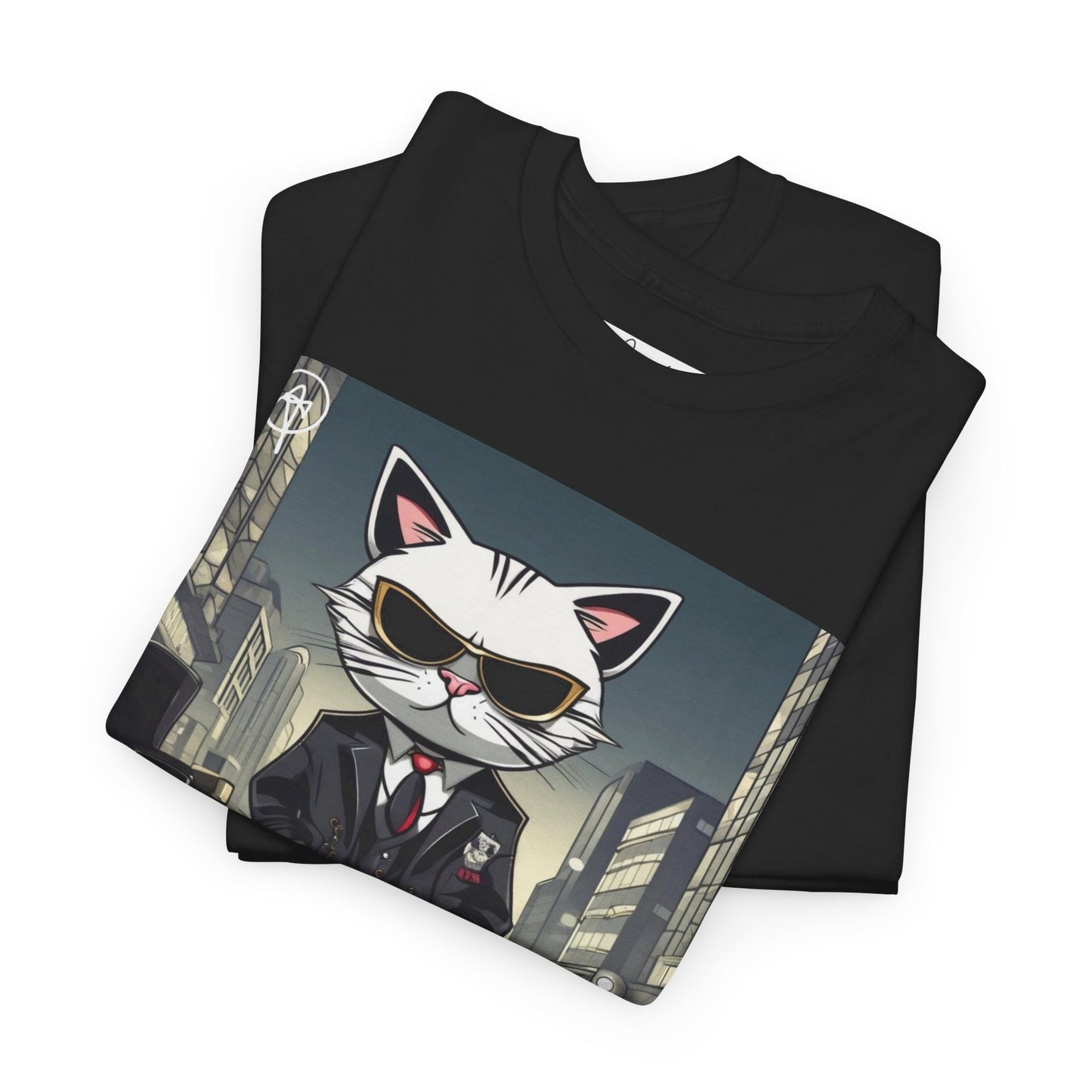 Unisex Cat Heavy Cotton Tee