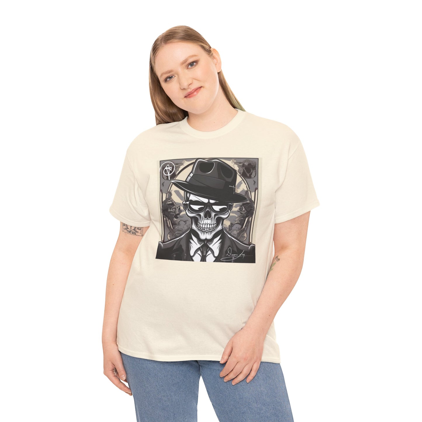 Unisex Skeleton Heavy Cotton Tee