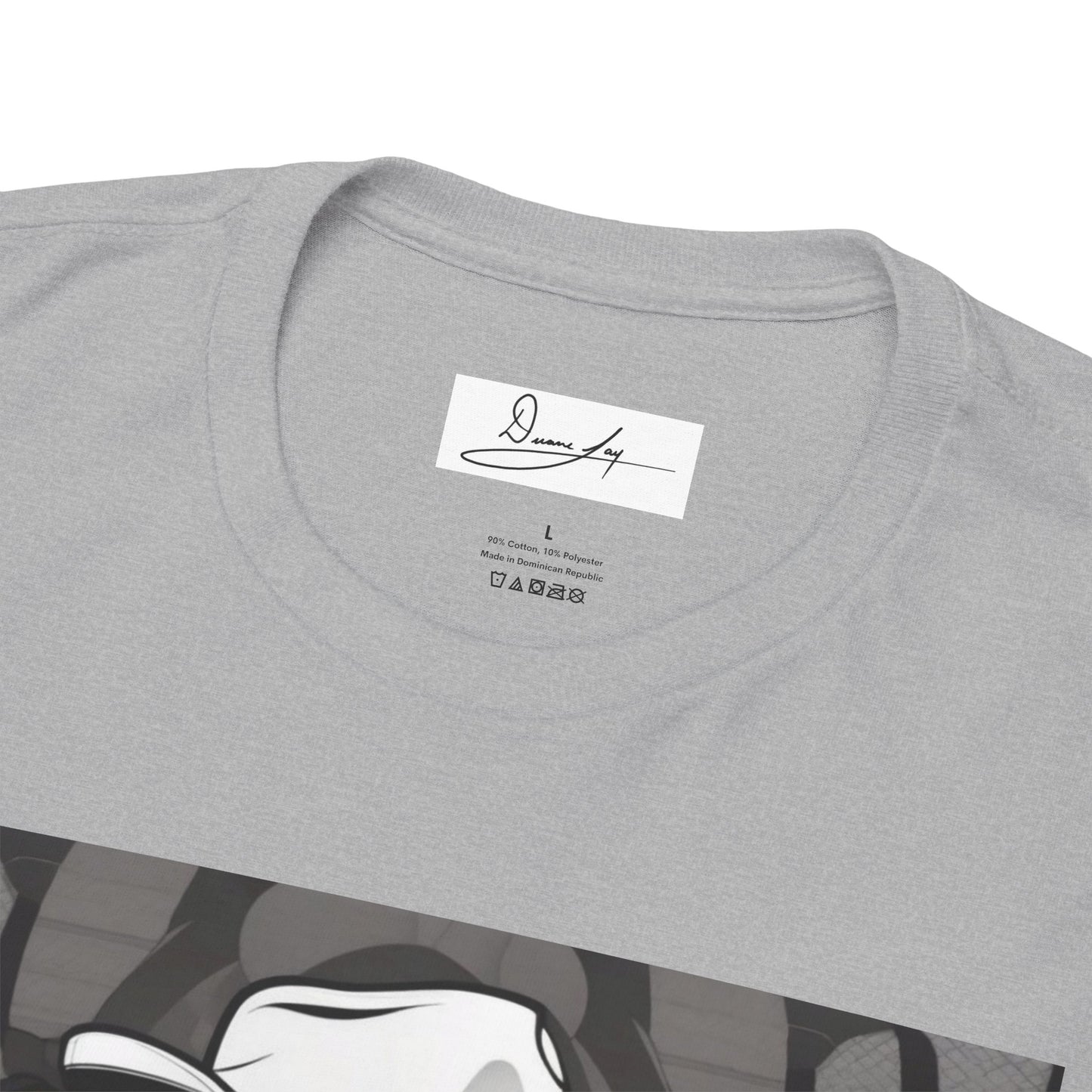 DuaneJay Lion Gangster Graphic Tee — powerful streetwear tee featuring a bold lion with gangster-inspired artistry, symbolizing strength, dominance, and signature style