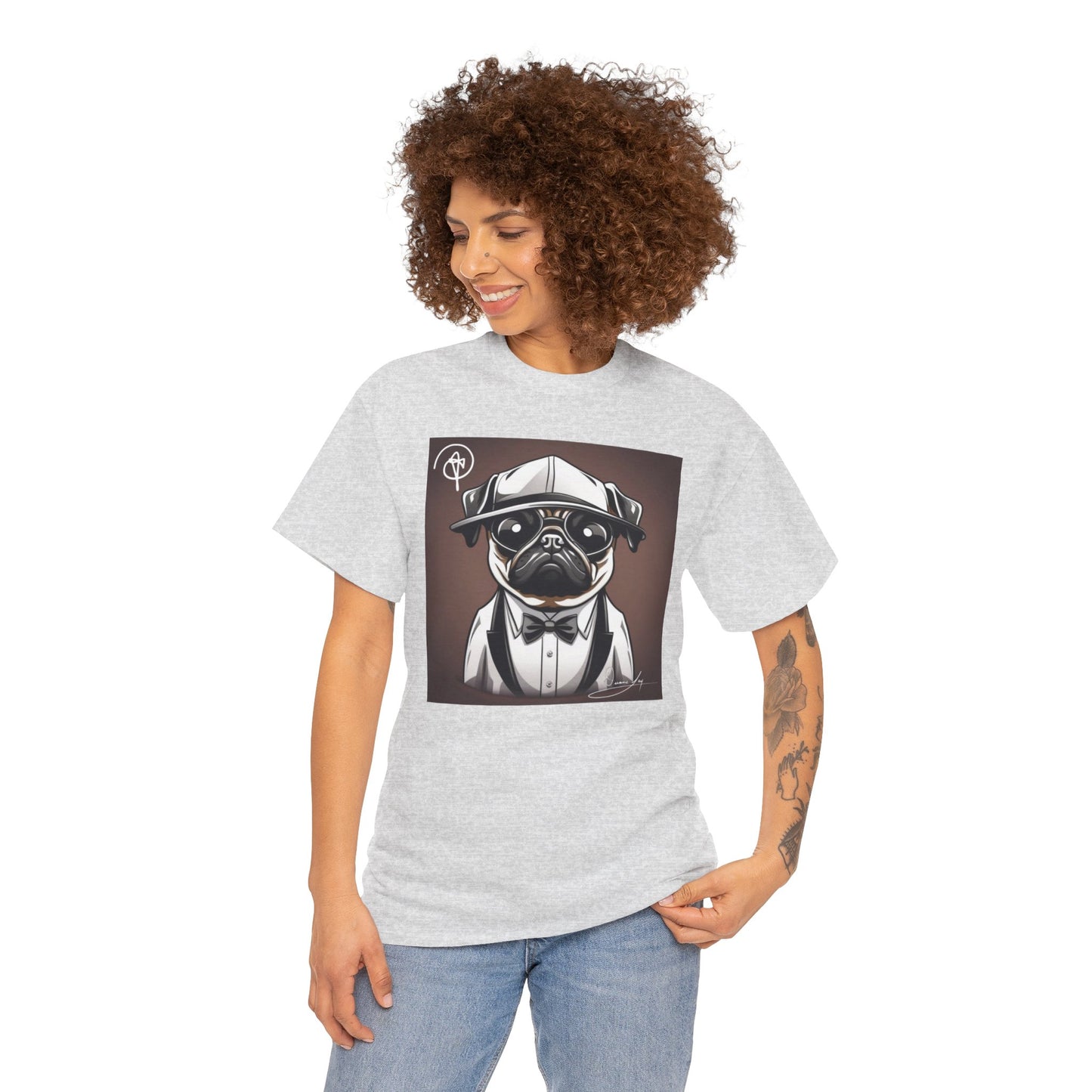 Unisex Pug Heavy Cotton Tee