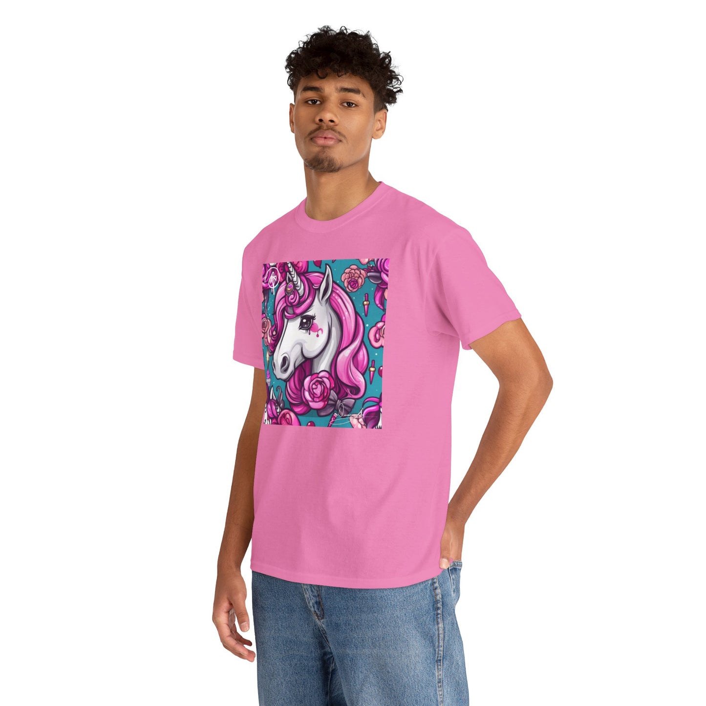 Adult Unisex Unicorn Heavy Cotton Tee