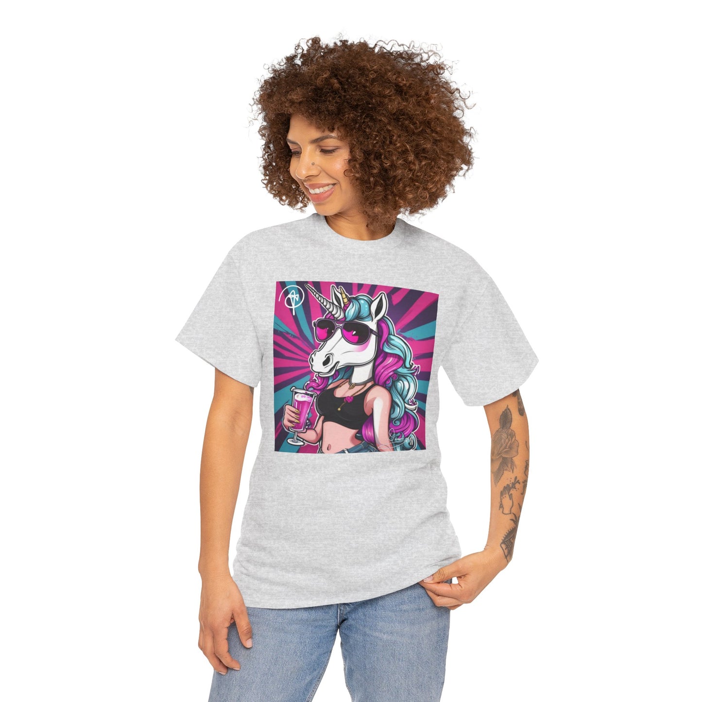 Unisex Unicorn Heavy Cotton Tee