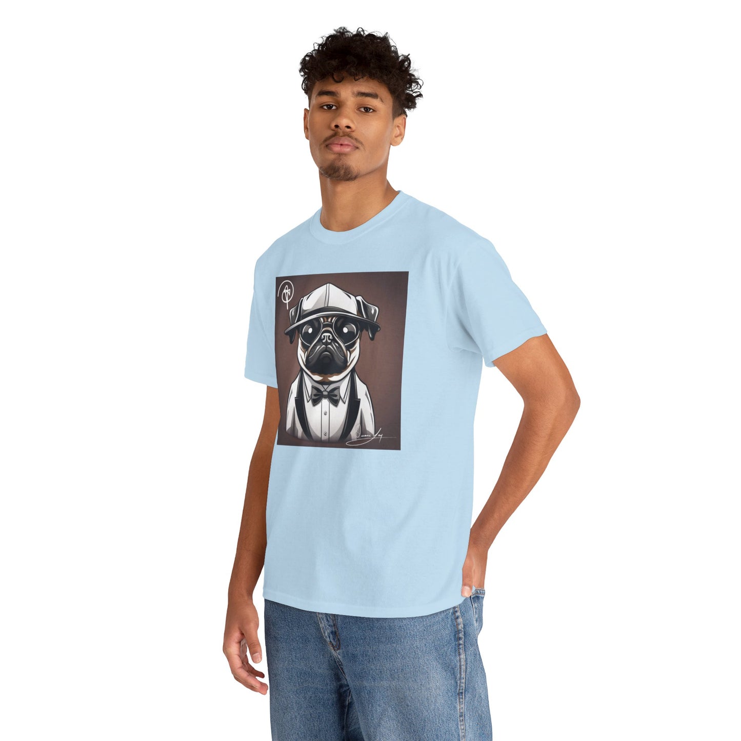 Unisex Pug Heavy Cotton Tee